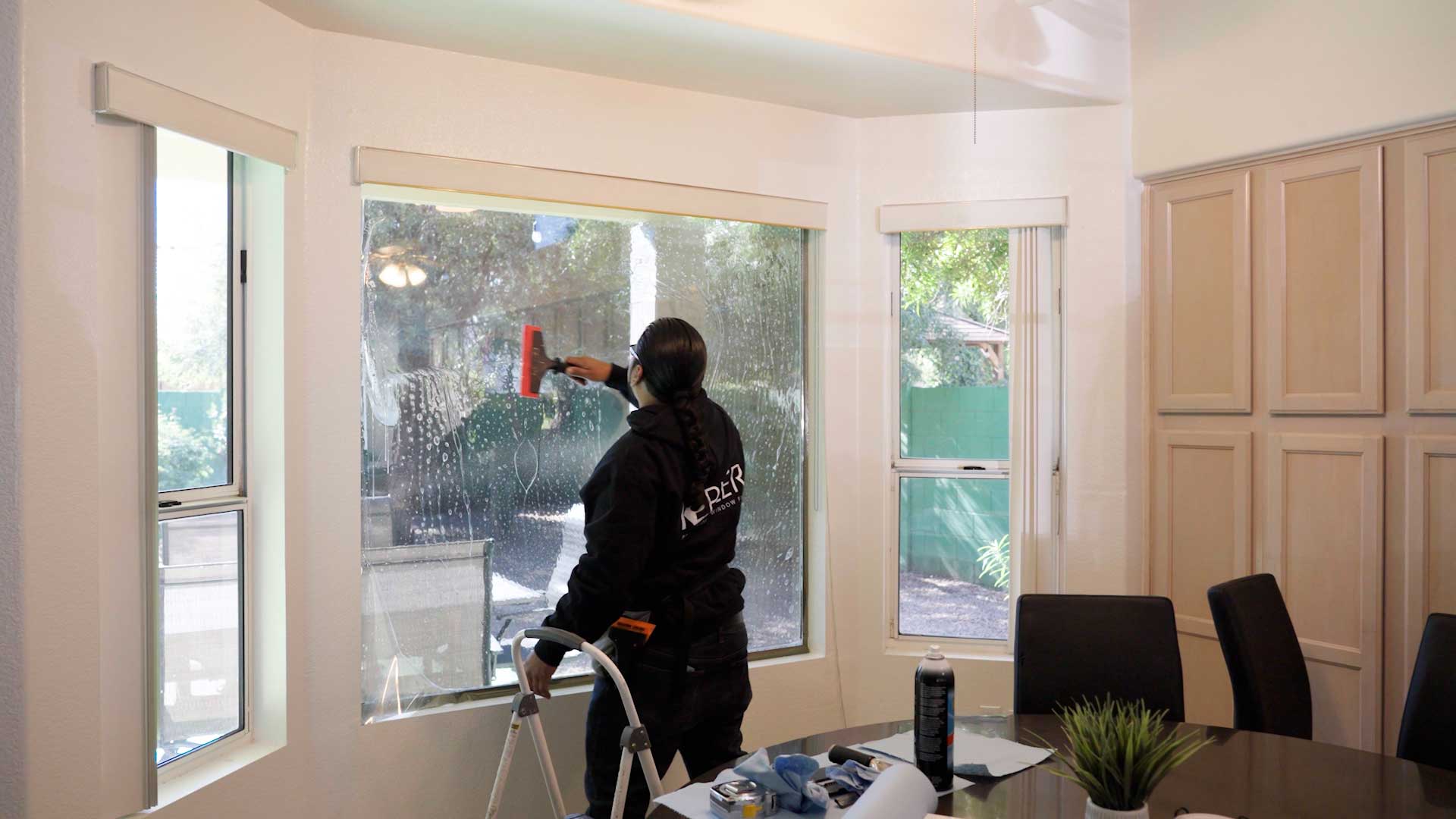 Skilled Shop Window Film Installation in Jamestown