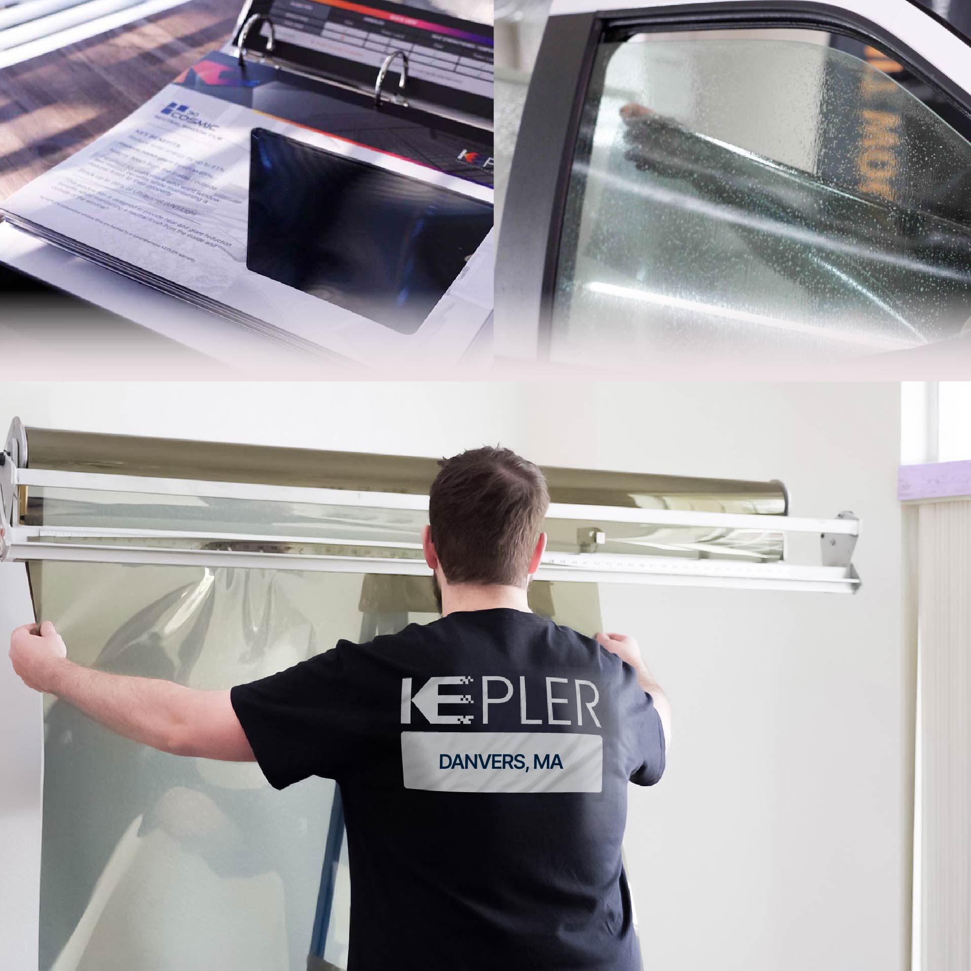 Kepler Specialist Installing Anti-Graffiti Film in Danvers, Massachusetts