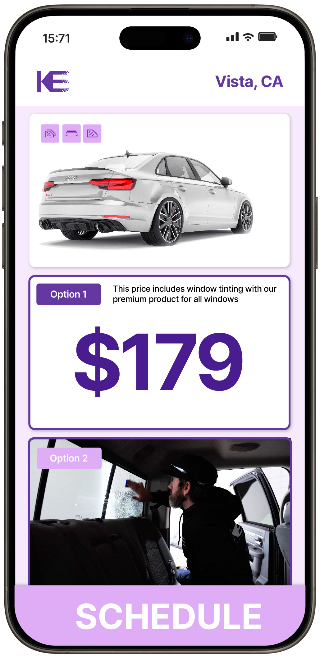 View Reasonable Car Window Tinting Prices in Vista, California