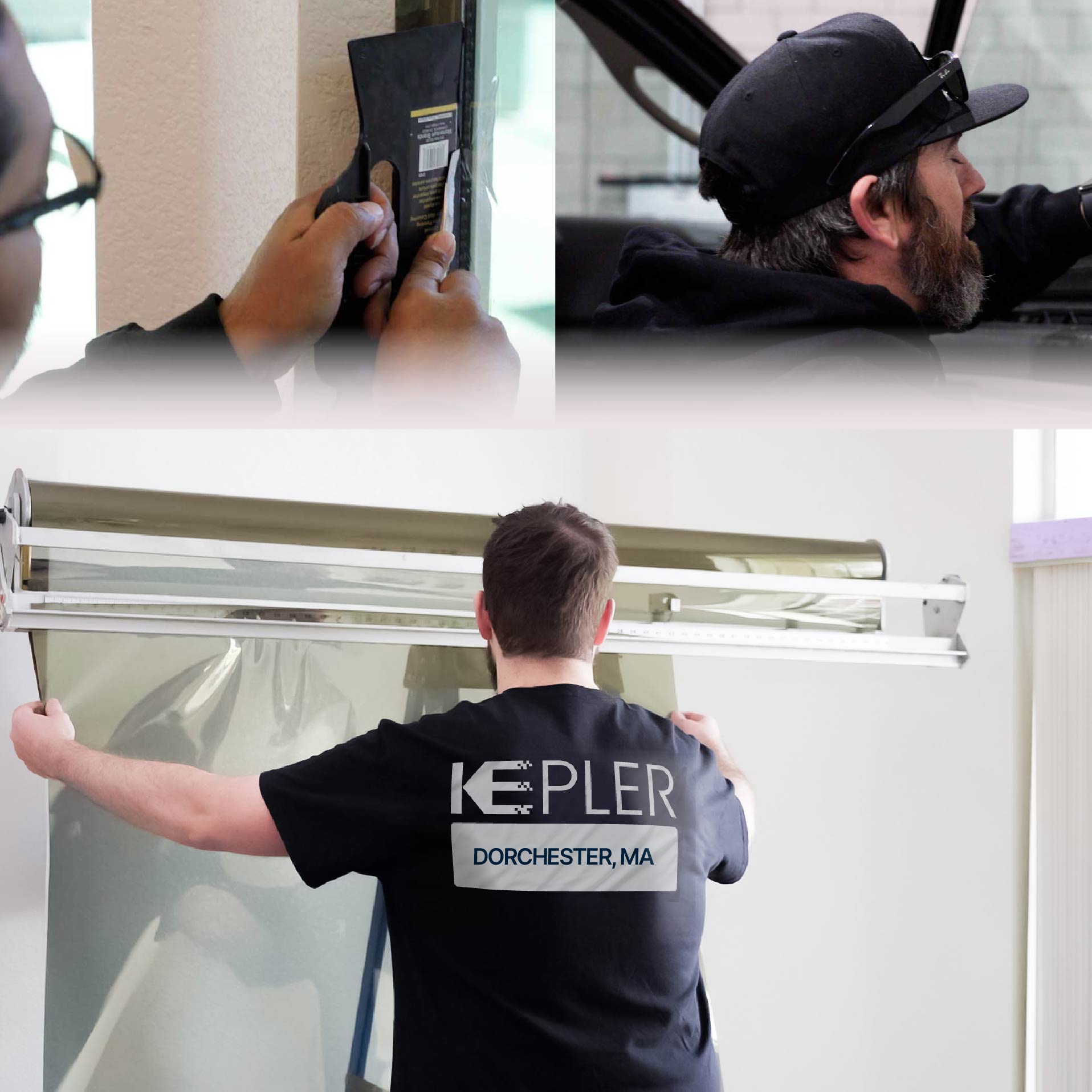Kepler Specialist Installing Anti-Graffiti Film in Dorchester, Massachusetts