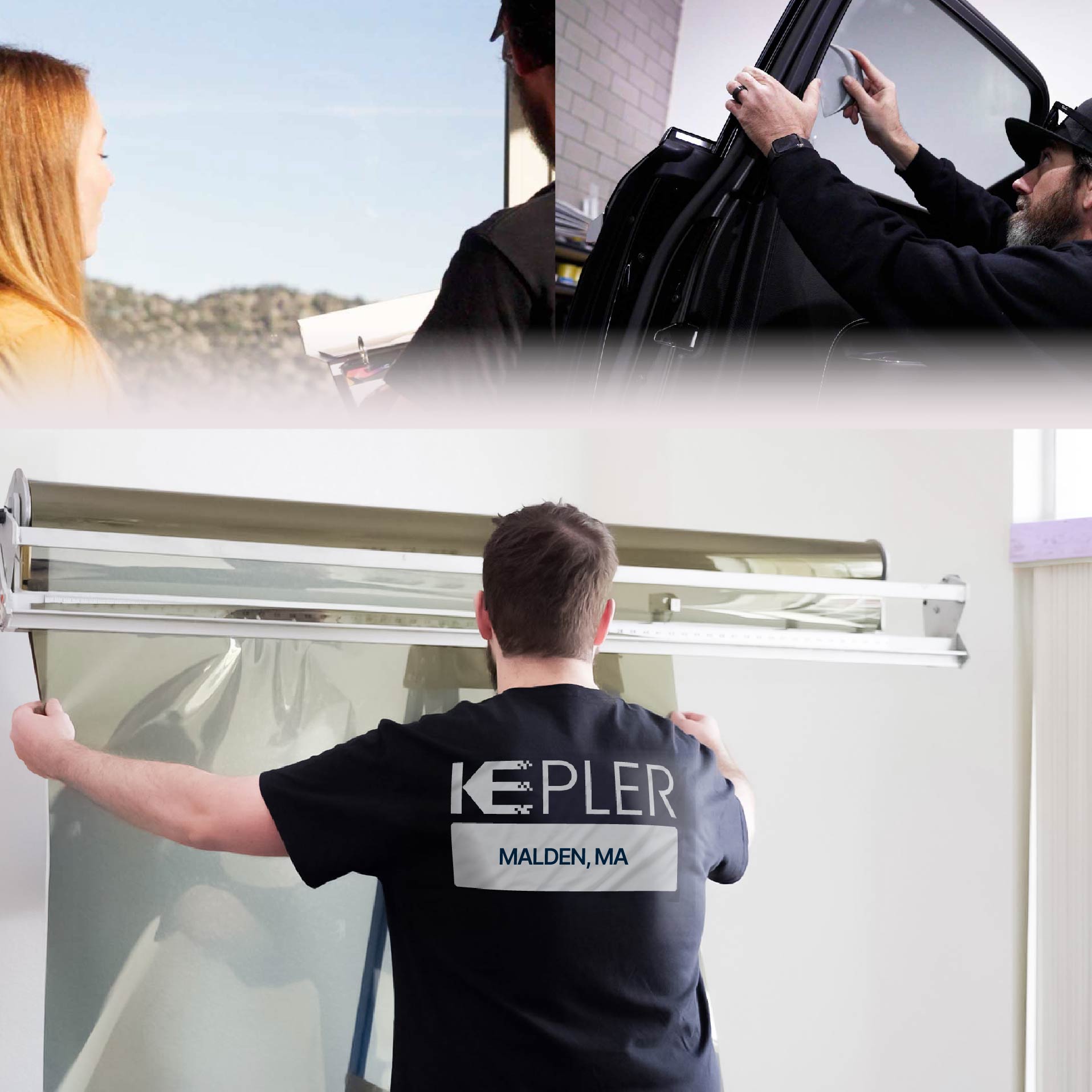 Kepler Specialist Installing Anti-Graffiti Film in Malden, Massachusetts