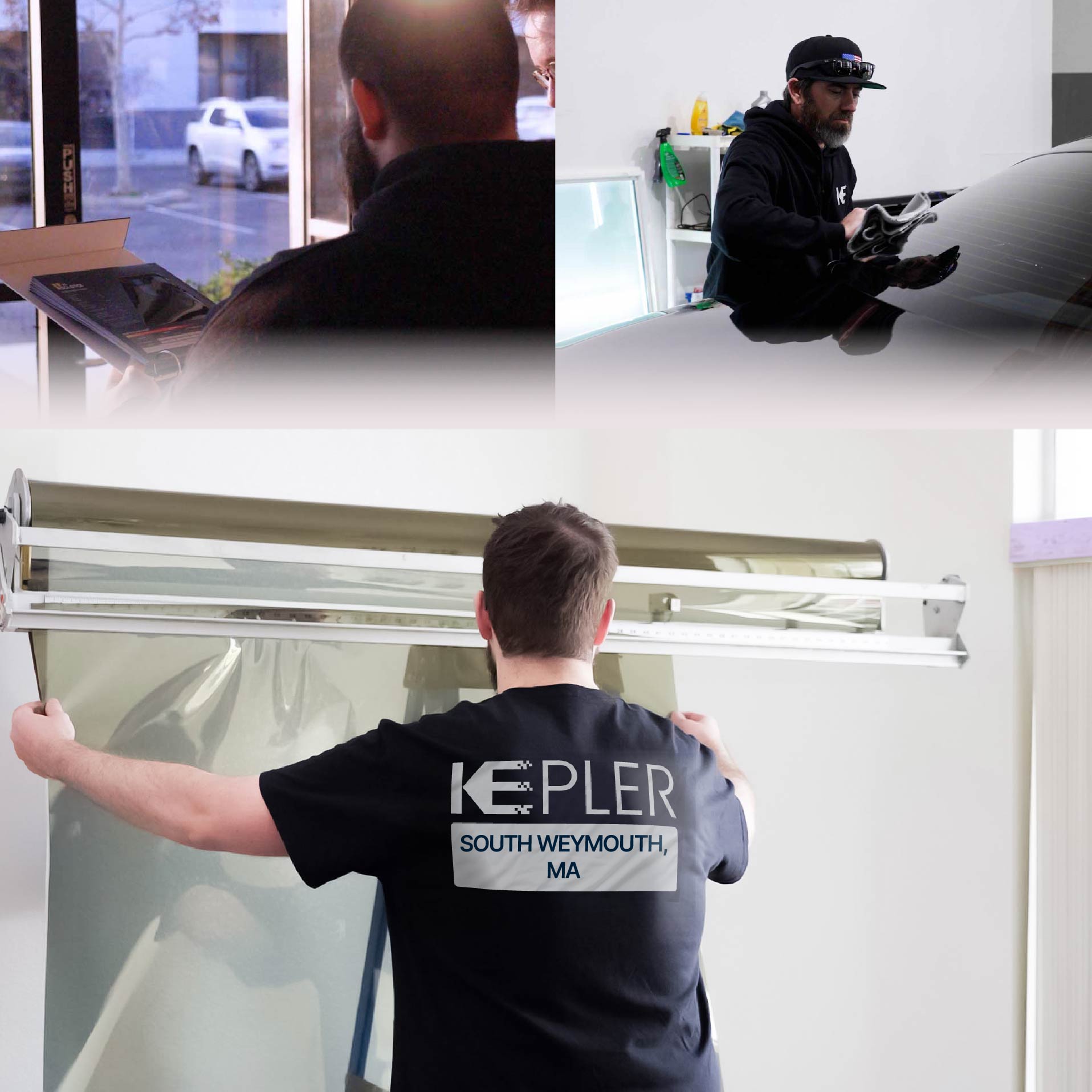 Kepler Specialist Installing Anti-Graffiti Film in South Weymouth, Massachusetts