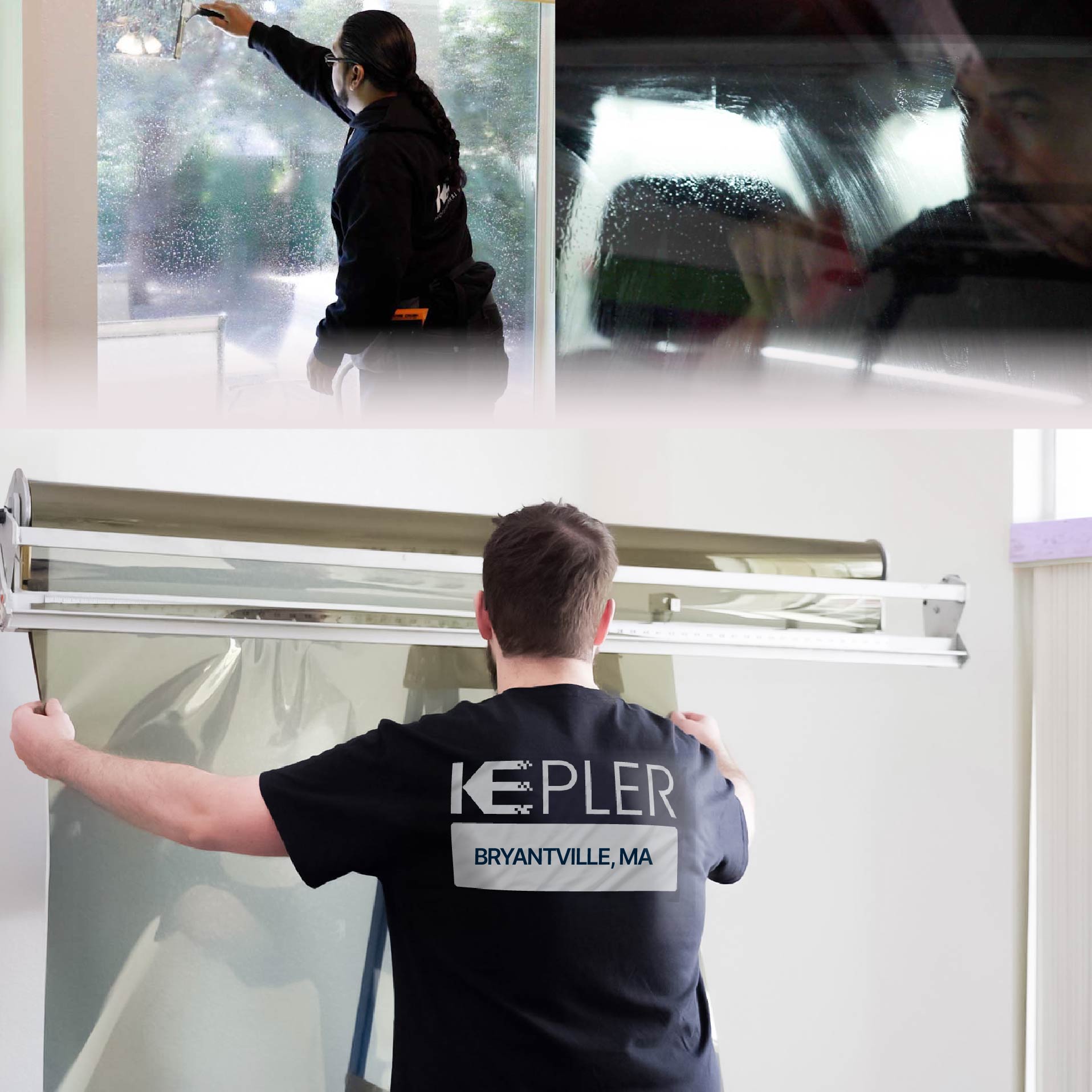 Kepler Specialist Installing Anti-Graffiti Film in Bryantville, Massachusetts