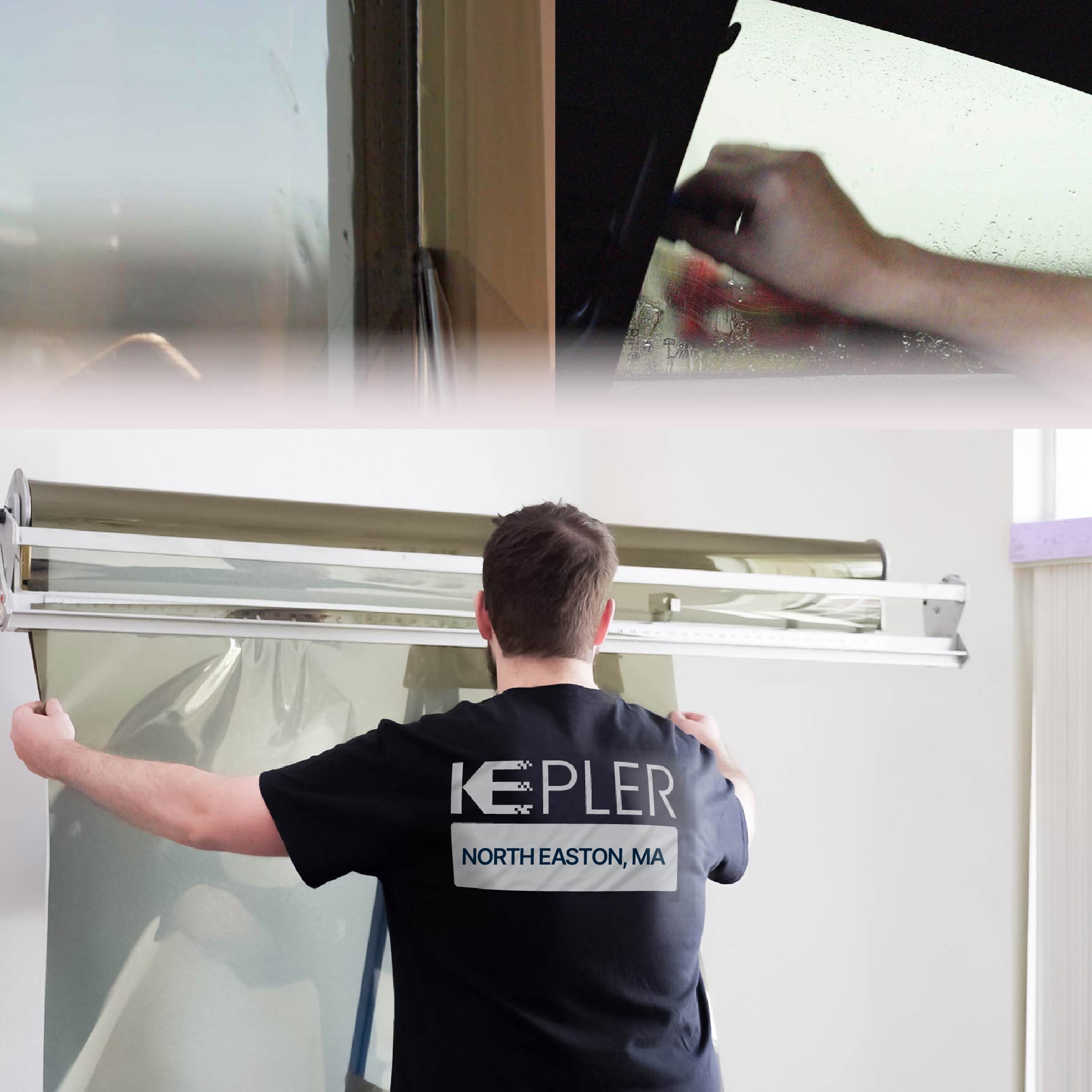 Kepler Specialist Installing Anti-Graffiti Film in North Easton, Massachusetts