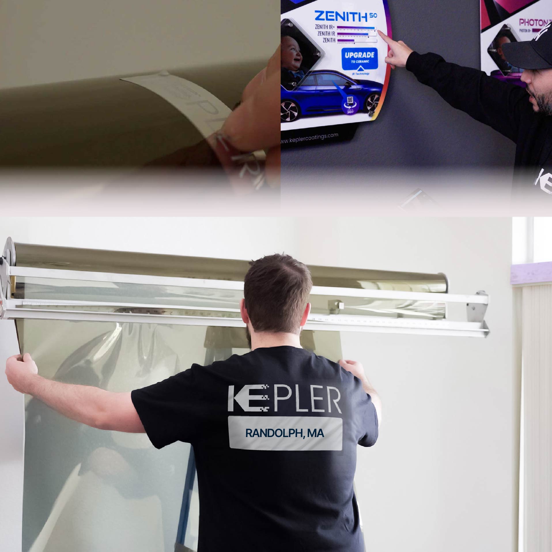 Kepler Specialist Installing Anti-Graffiti Film in Randolph, Massachusetts