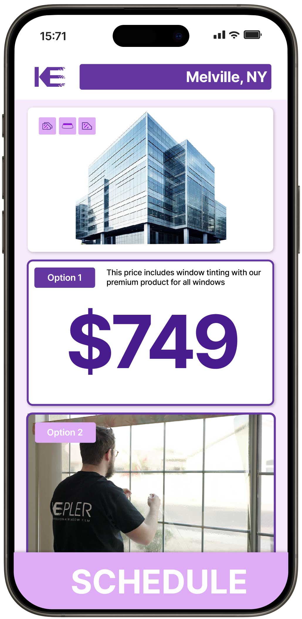 View Reasonable Safety and Security Window Film Rates in Melville, New York