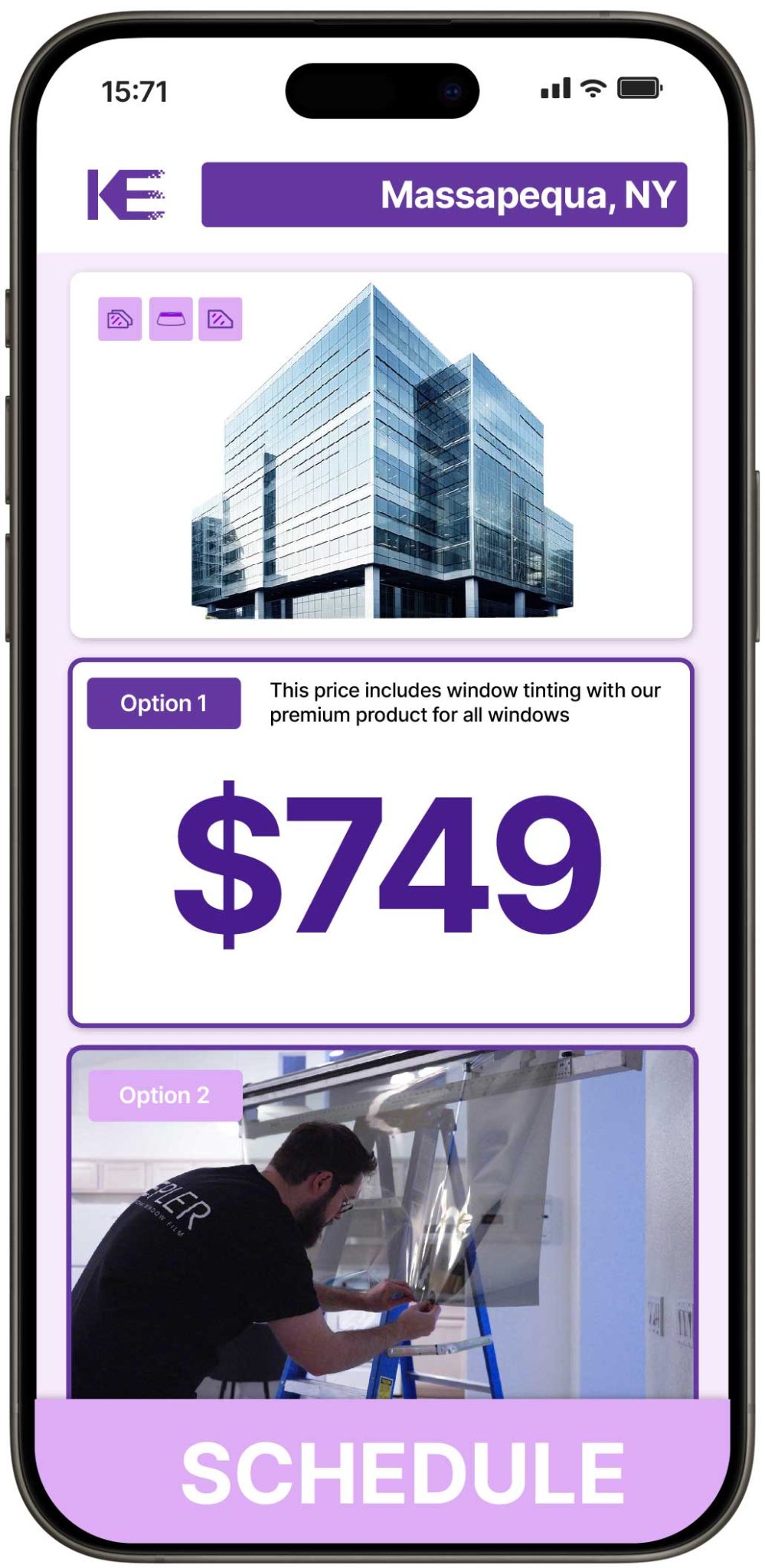 View Competitive Safety and Security Window Film Prices in Massapequa, New York