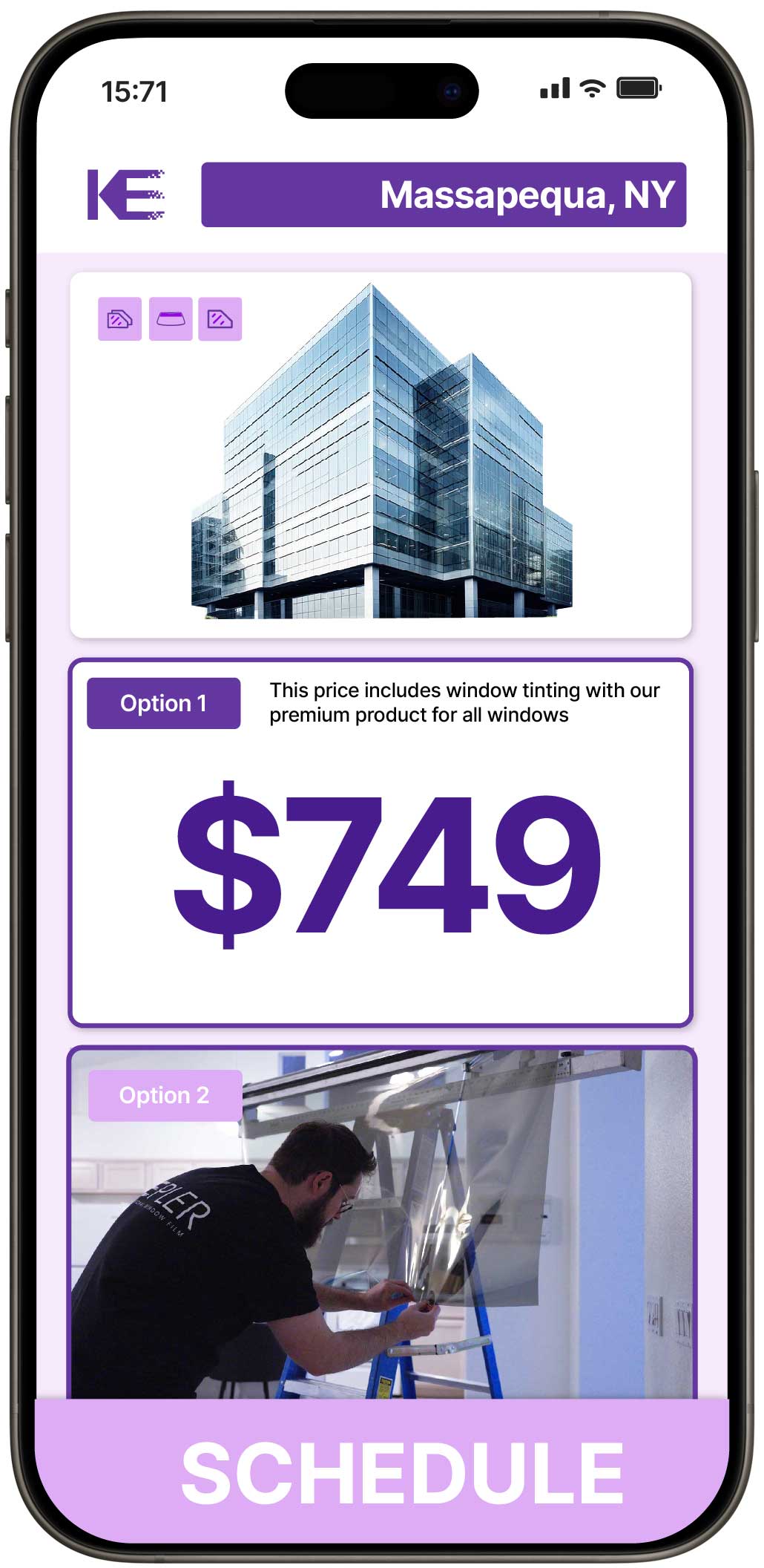 View Competitive Safety and Security Window Film Prices in Massapequa, New York