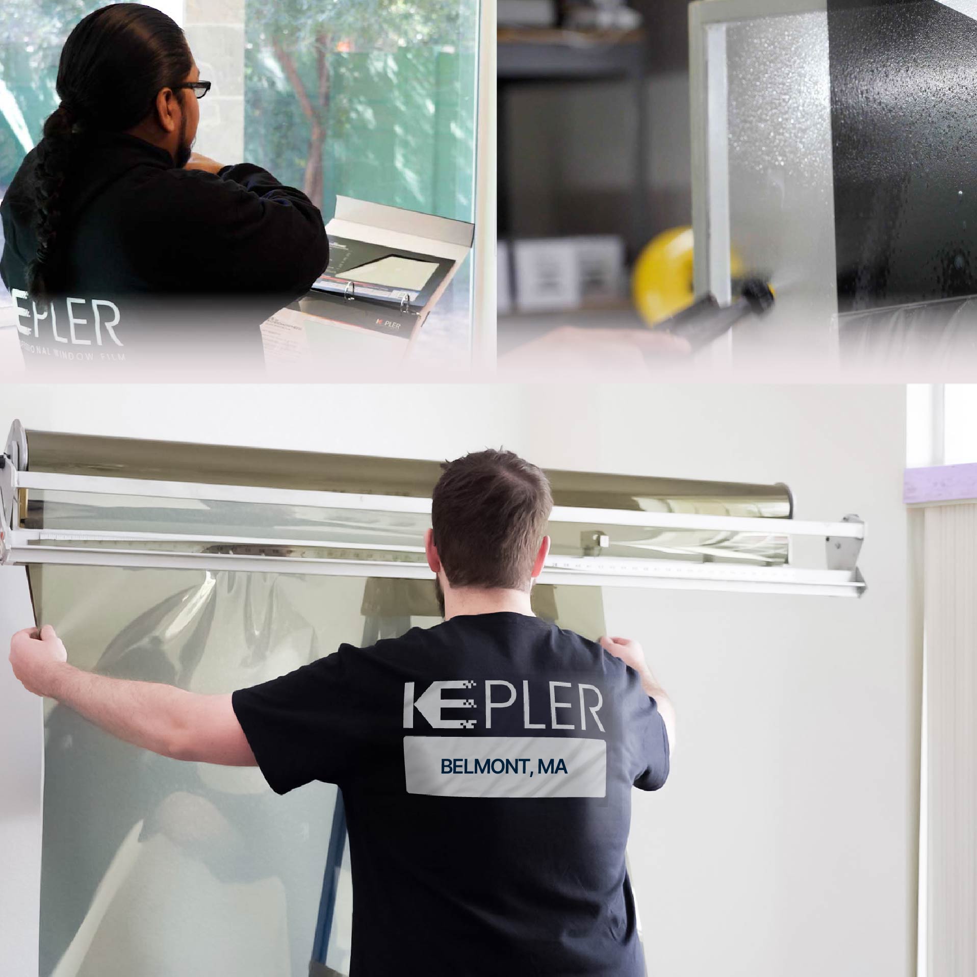 Kepler Specialist Installing Anti-Graffiti Film in Belmont, Massachusetts