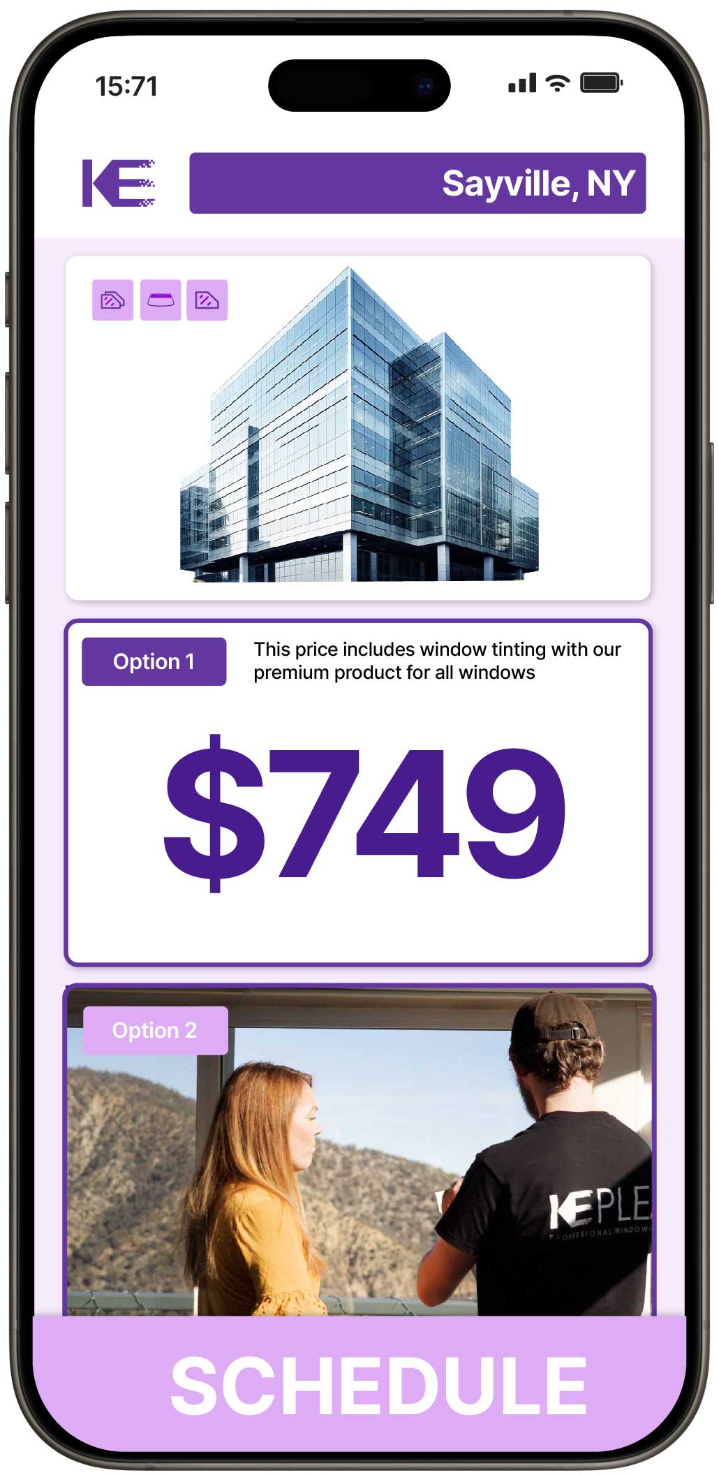 View Competitive Safety and Security Window Film Rates in Sayville, New York