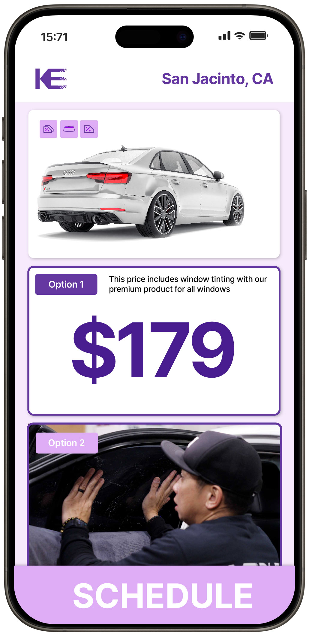 View Affordable Car Window Tinting Prices in San Jacinto, California