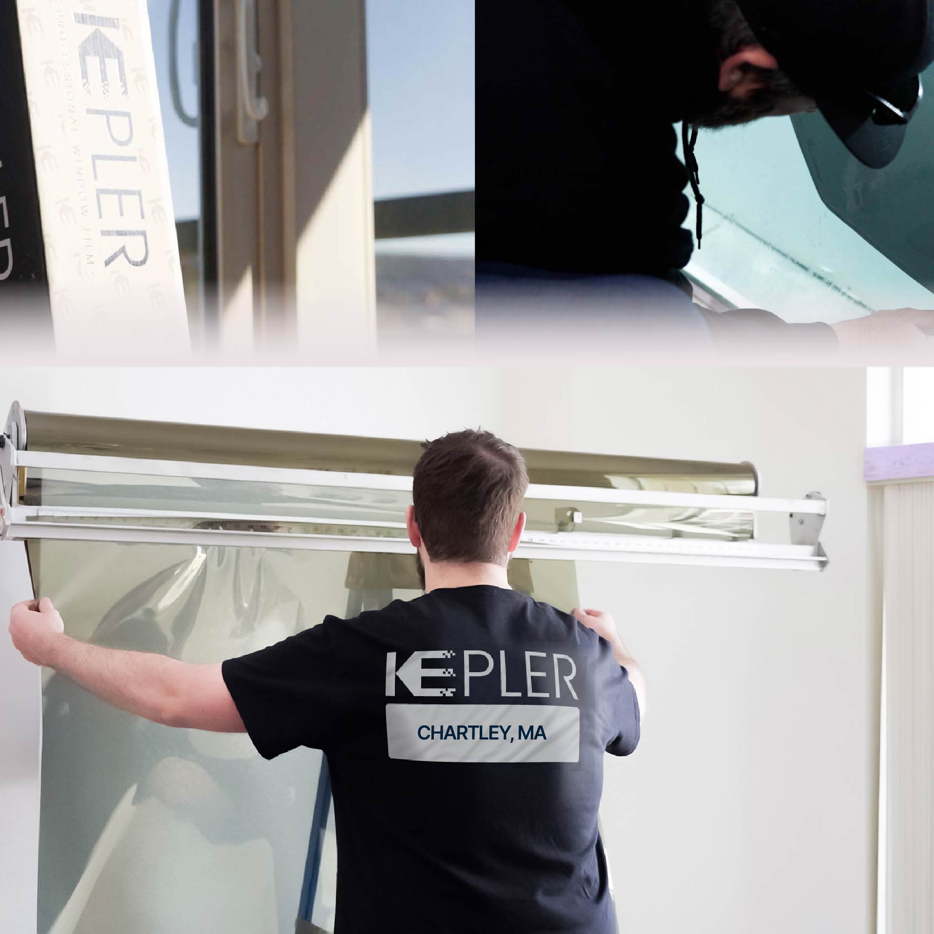 Kepler Specialist Installing Anti-Graffiti Film in Chartley, Massachusetts