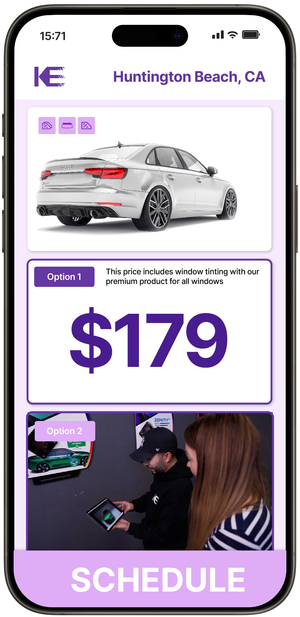 View Reasonable Car Window Tinting Prices in Huntington Beach, California