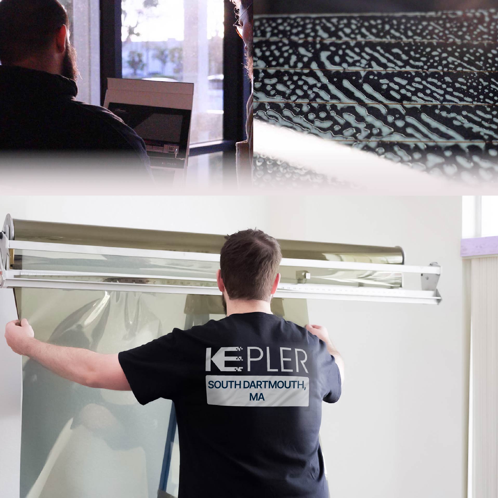 Kepler Specialist Installing Anti-Graffiti Film in South Dartmouth, Massachusetts