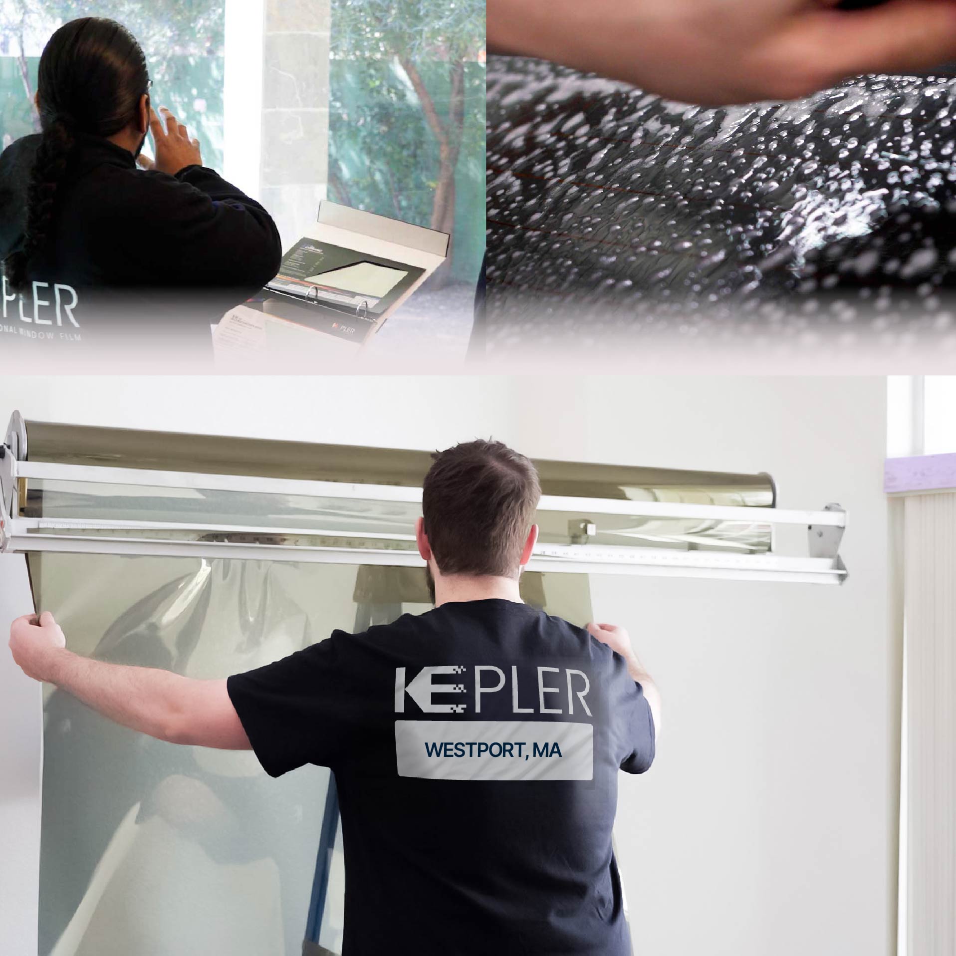 Kepler Specialist Installing Anti-Graffiti Film in Westport, Massachusetts