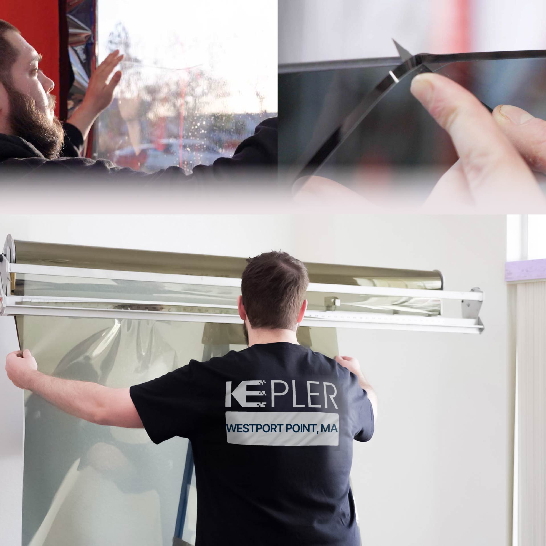 Kepler Specialist Installing Anti-Graffiti Film in Westport Point, Massachusetts