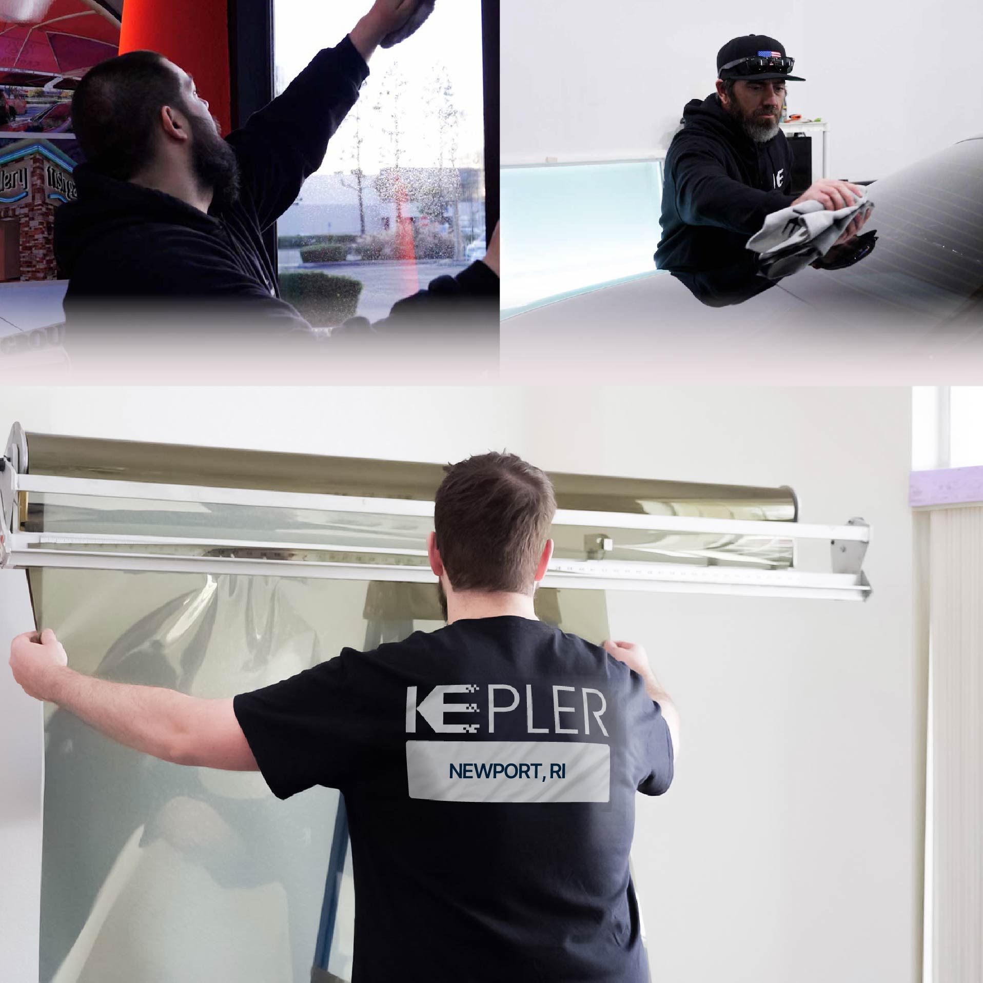 Kepler Specialist Installing Anti-Graffiti Film in Newport, Rhode Island