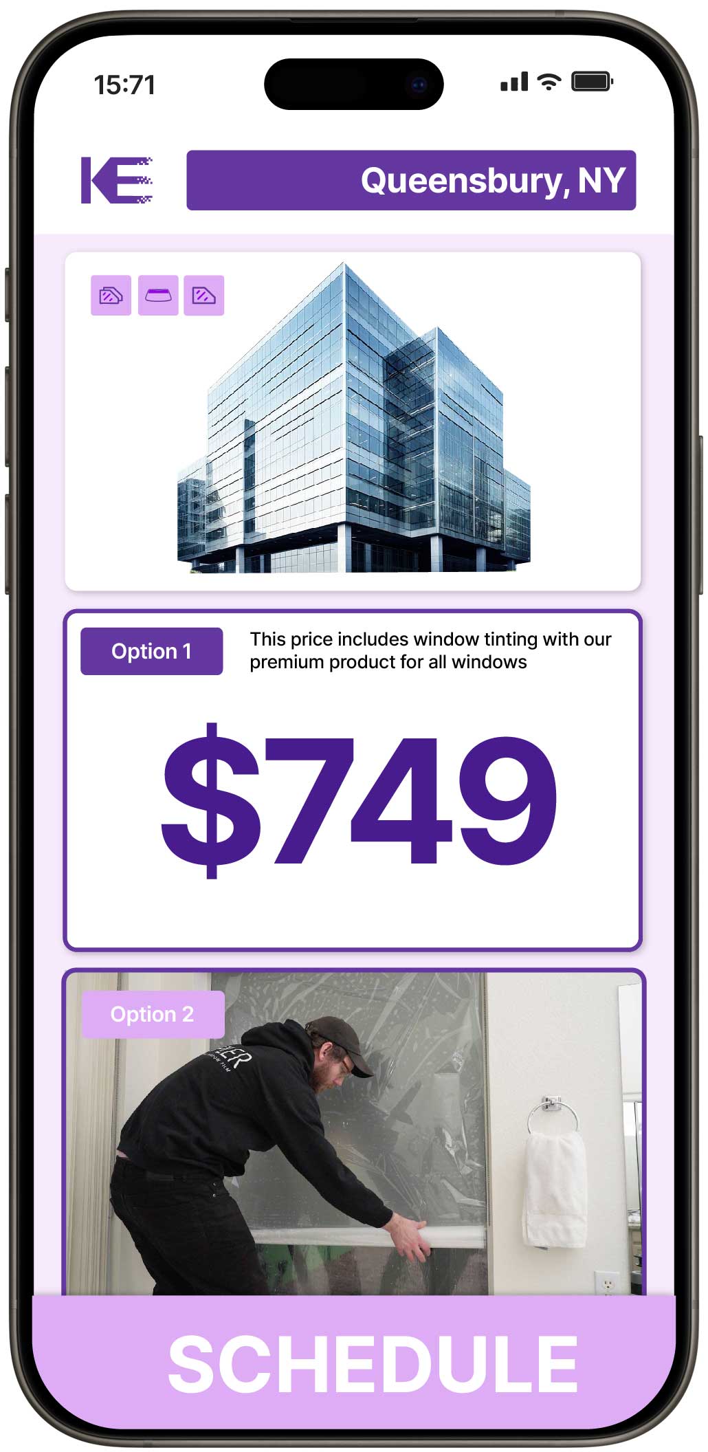 View Competitive Safety and Security Window Film Prices in Queensbury, New York