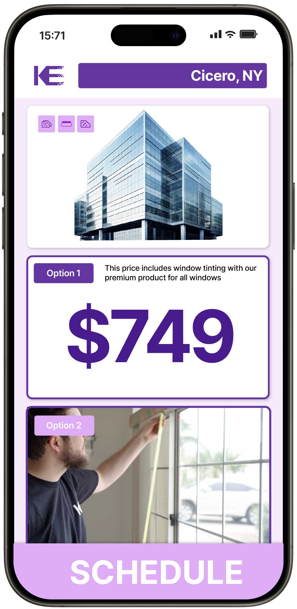 View Affordable Safety and Security Window Film Prices in Cicero, New York