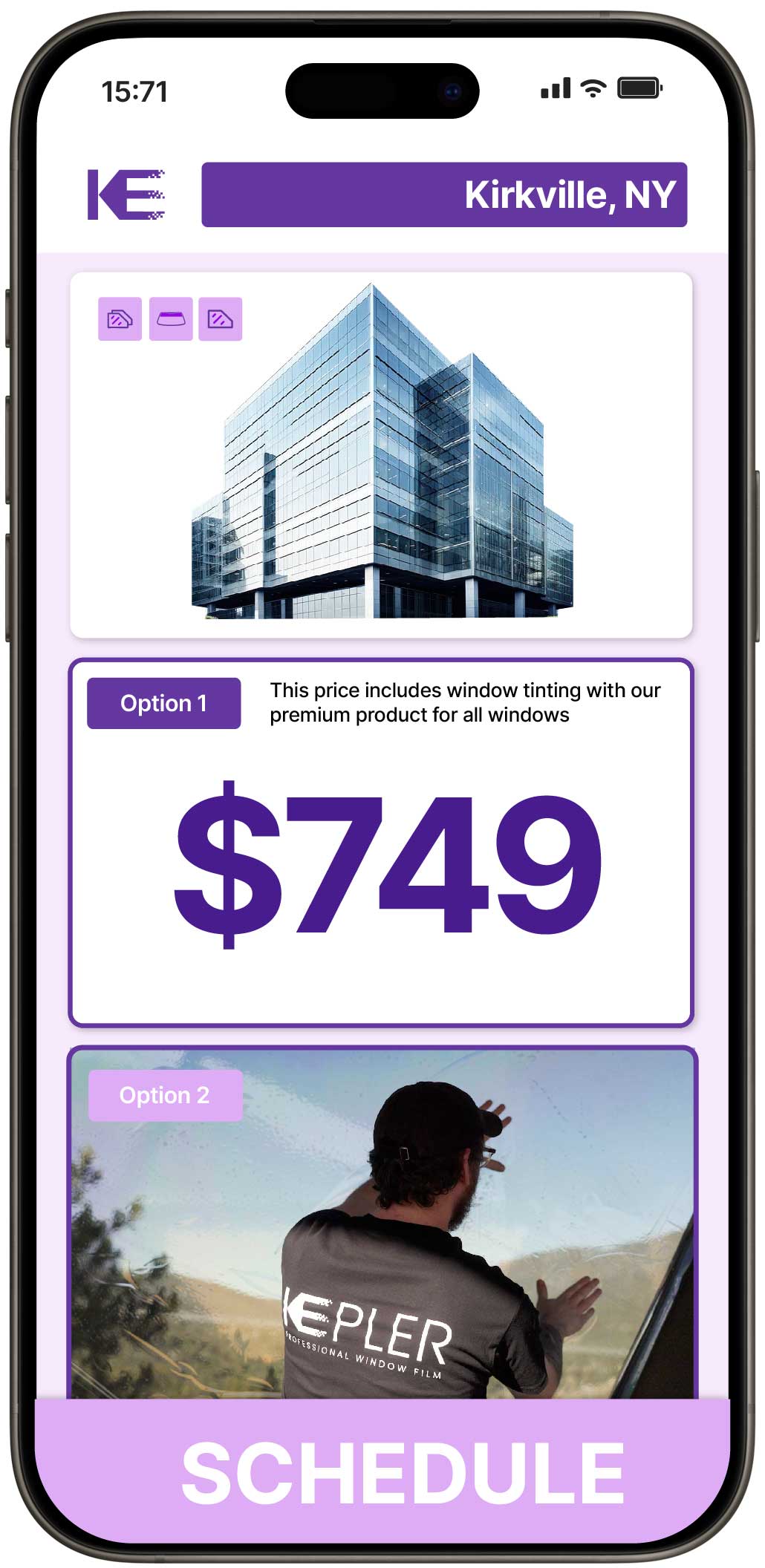 View Affordable Safety and Security Window Film Rates in Kirkville, New York