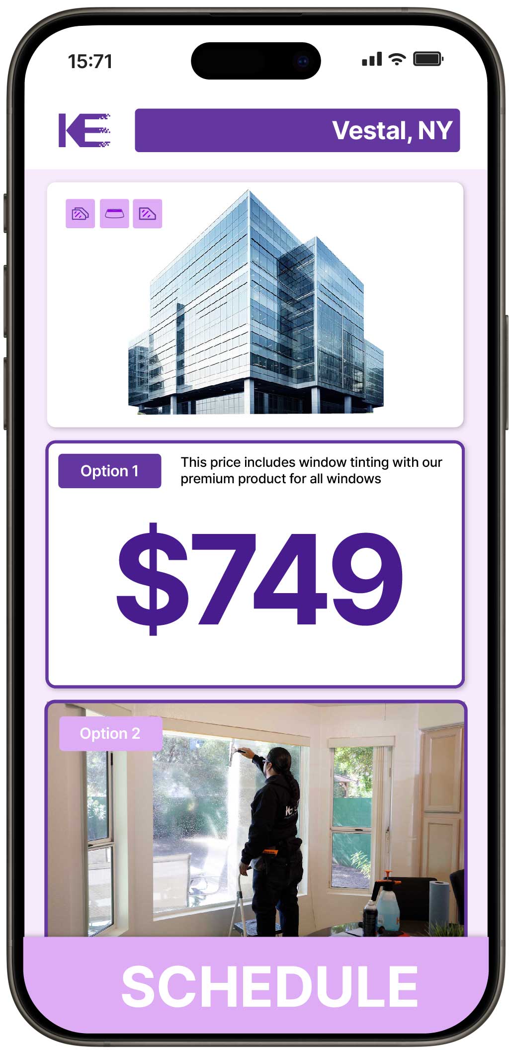 View Competitive Safety and Security Window Film Costs in Vestal, New York