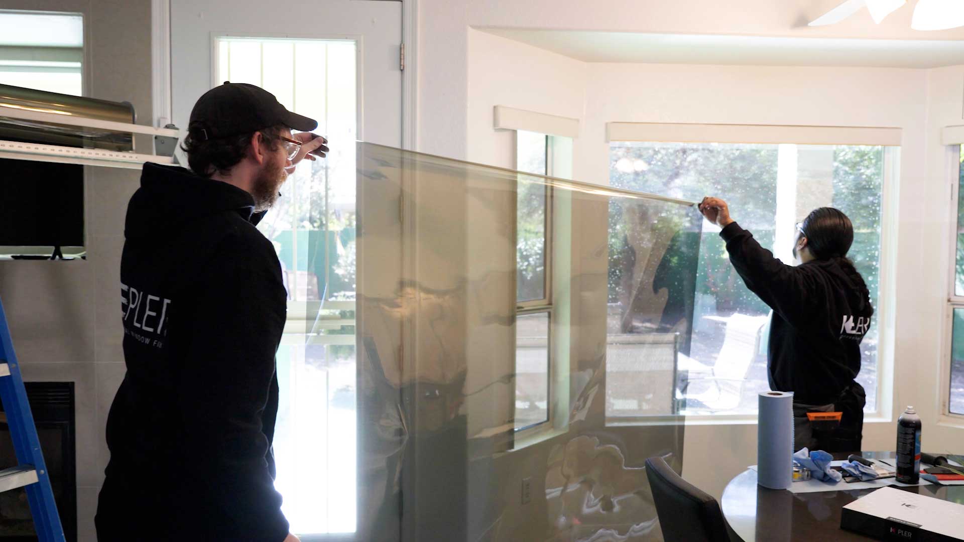 Professional Commercial Glass Tinting Preparation in Springfield
