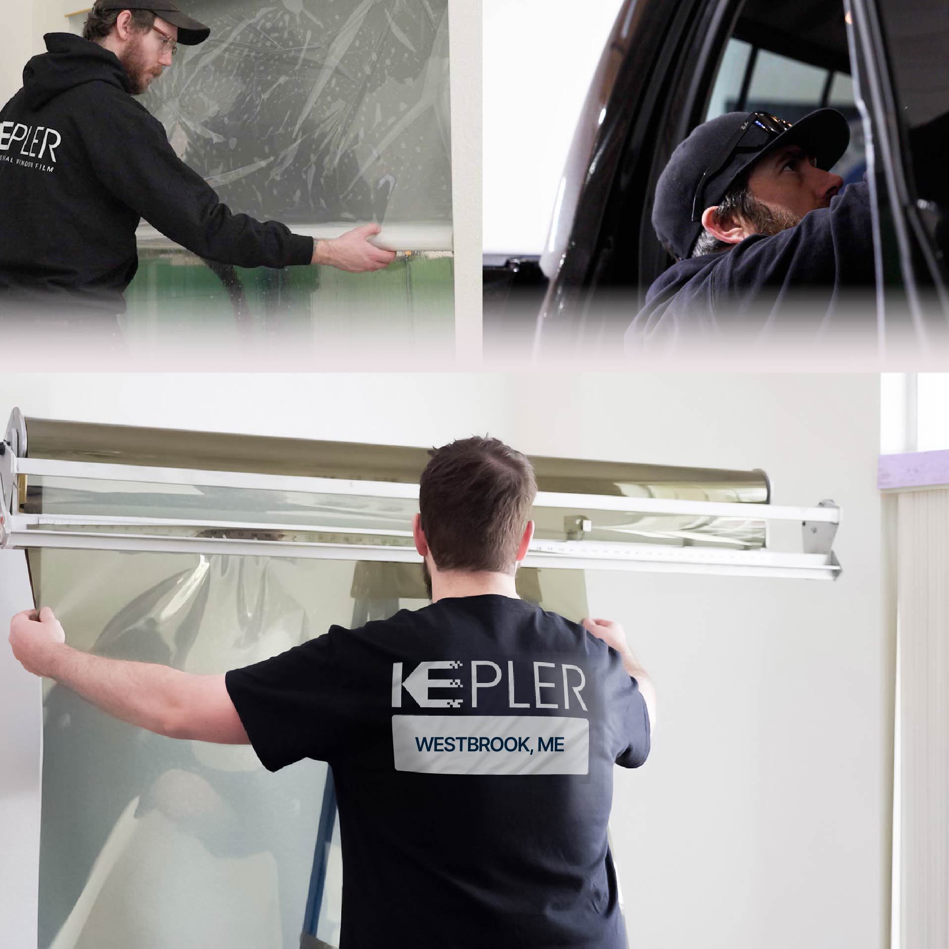 Kepler Specialist Installing Anti-Graffiti Film in Westbrook, Maine