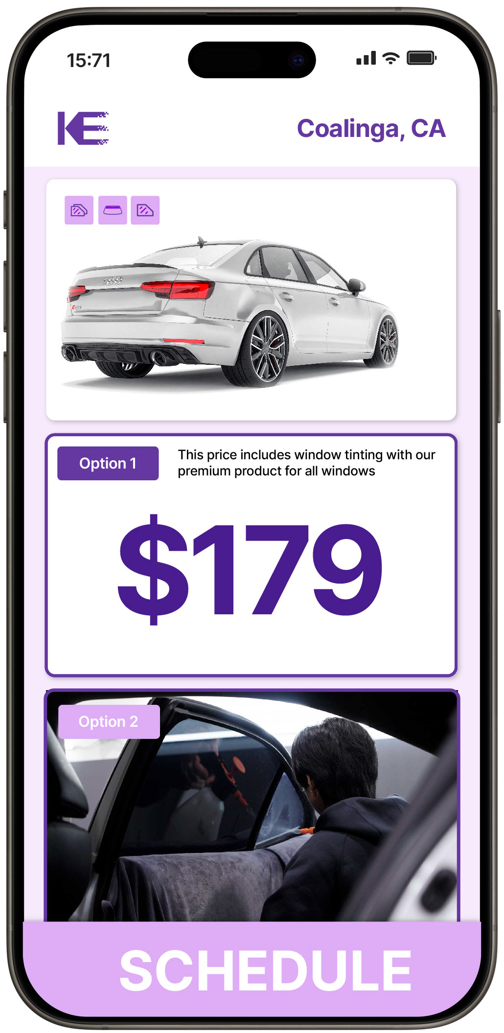 View Reasonable Car Window Tinting Prices in Coalinga, California