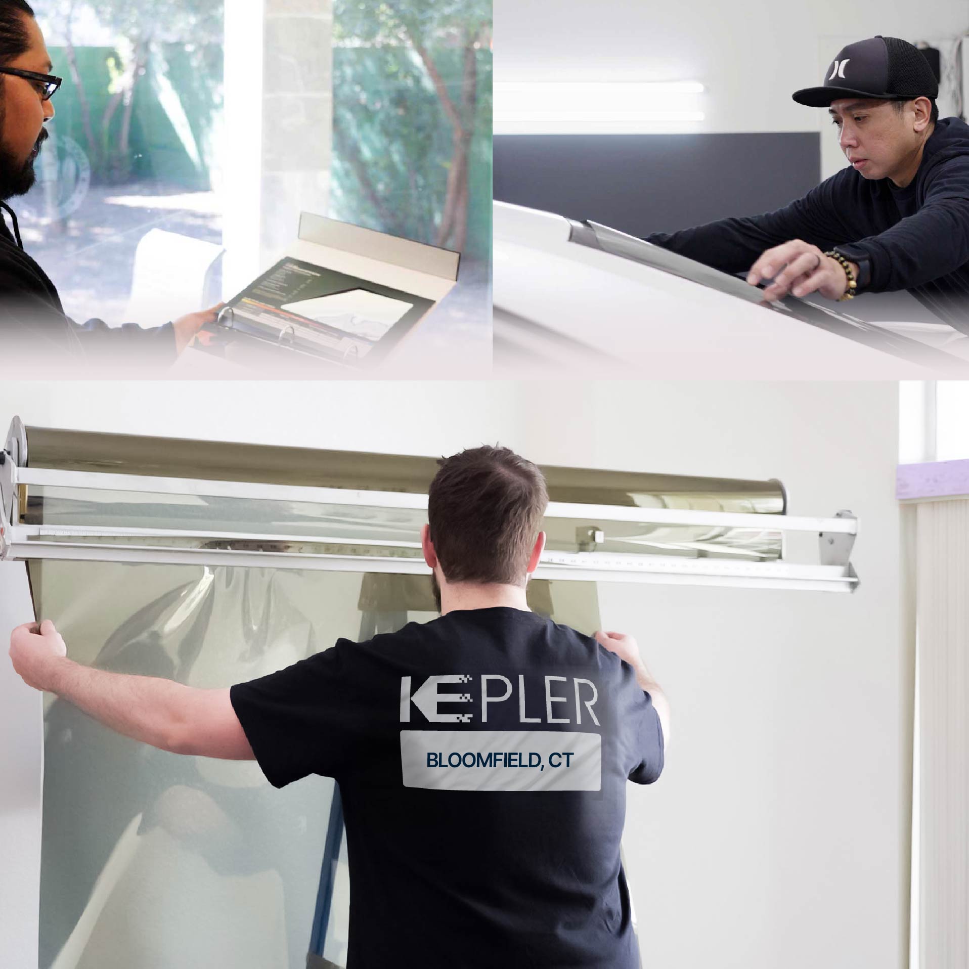 Kepler Specialist Installing Anti-Graffiti Film in Bloomfield, Connecticut