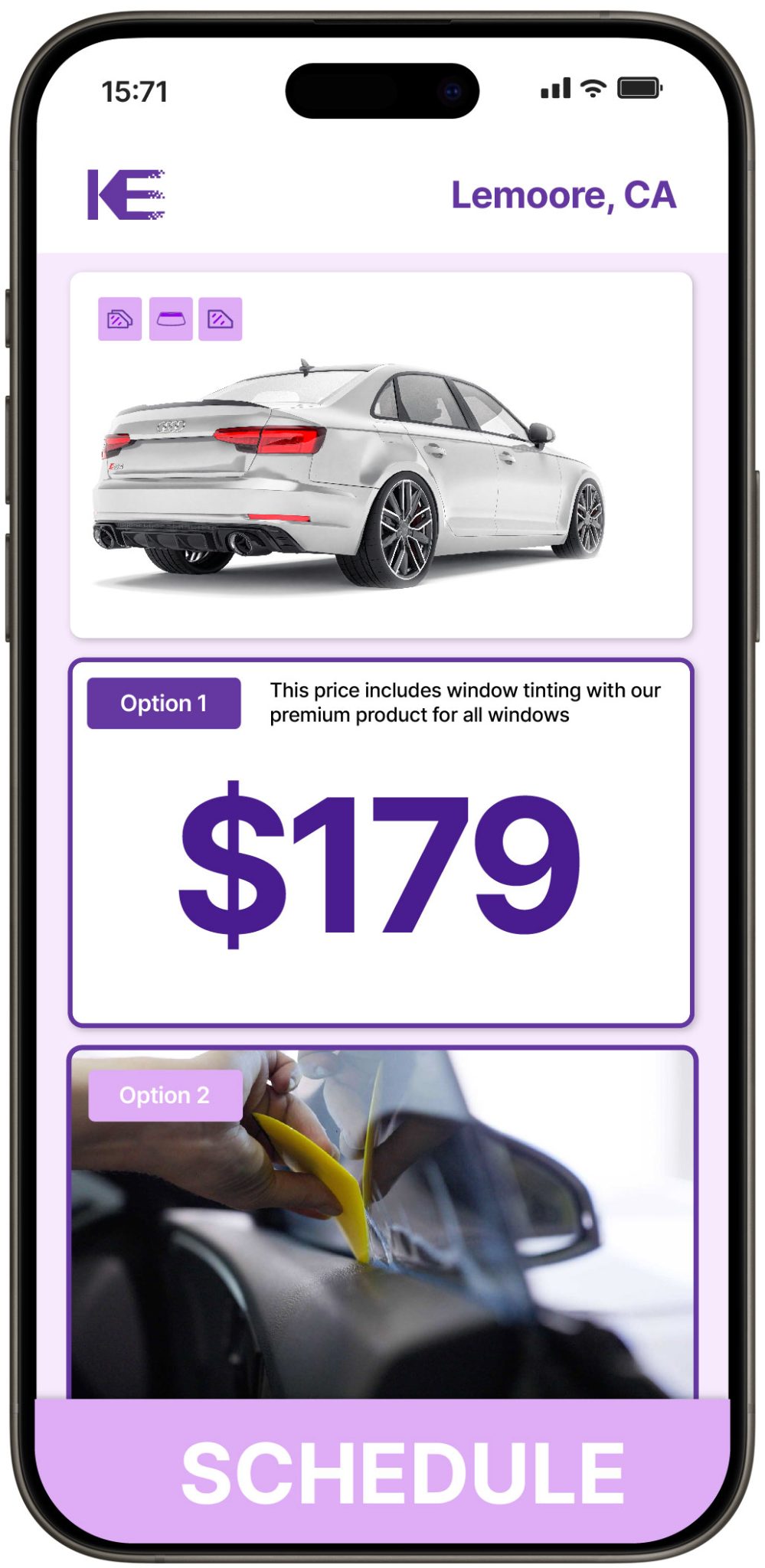 View Competitive Car Window Tinting Costs in Lemoore, California