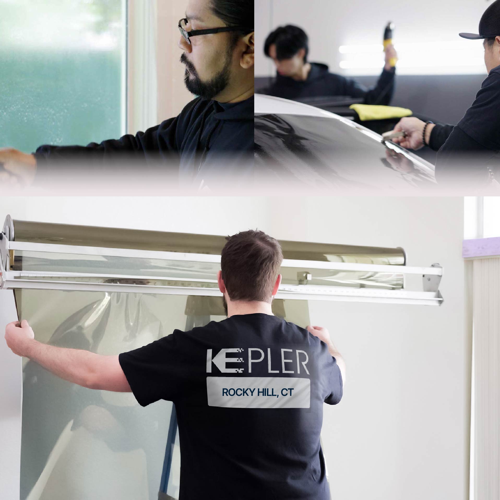 Kepler Specialist Installing Anti-Graffiti Film in Rocky Hill, Connecticut