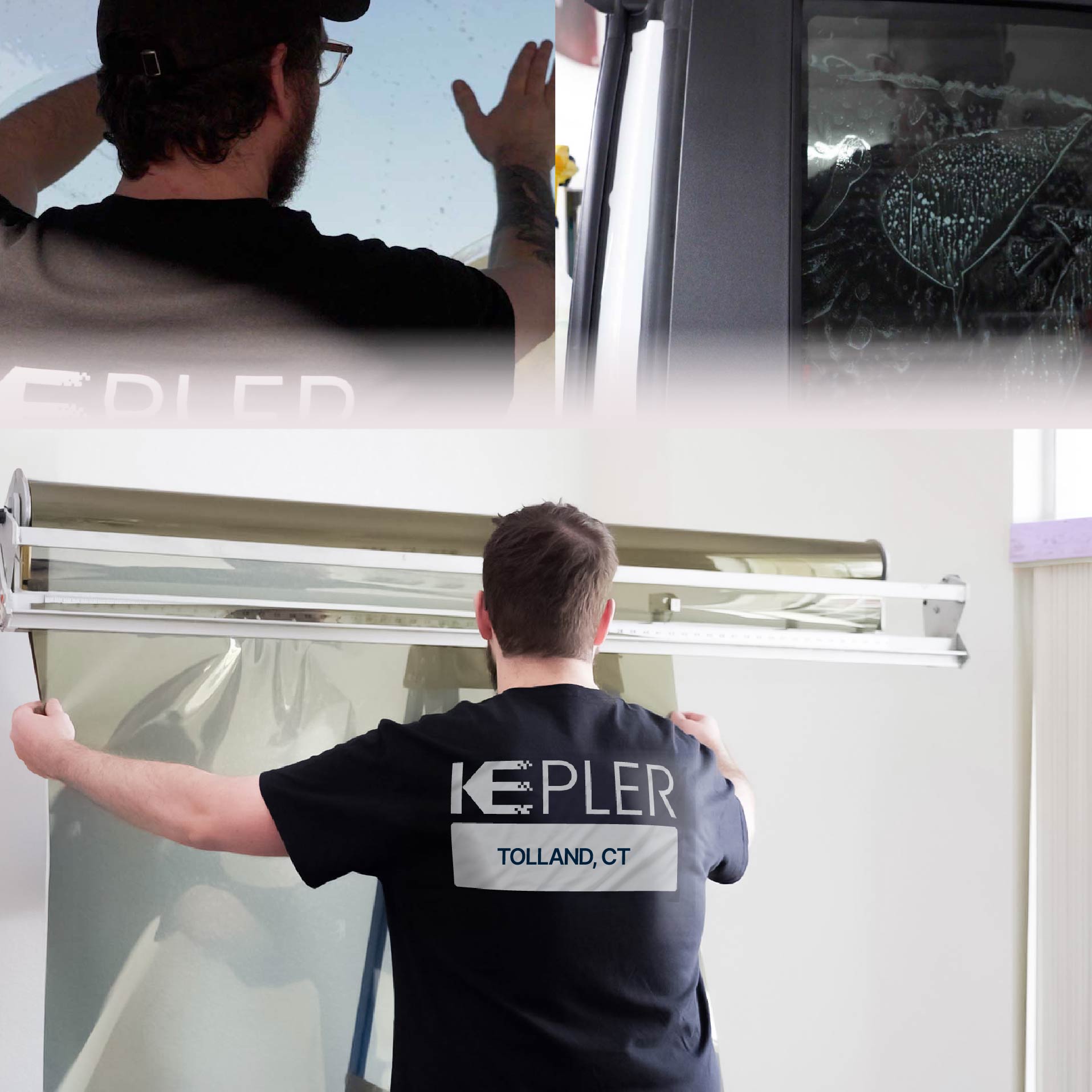 Kepler Specialist Installing Anti-Graffiti Film in Tolland, Connecticut