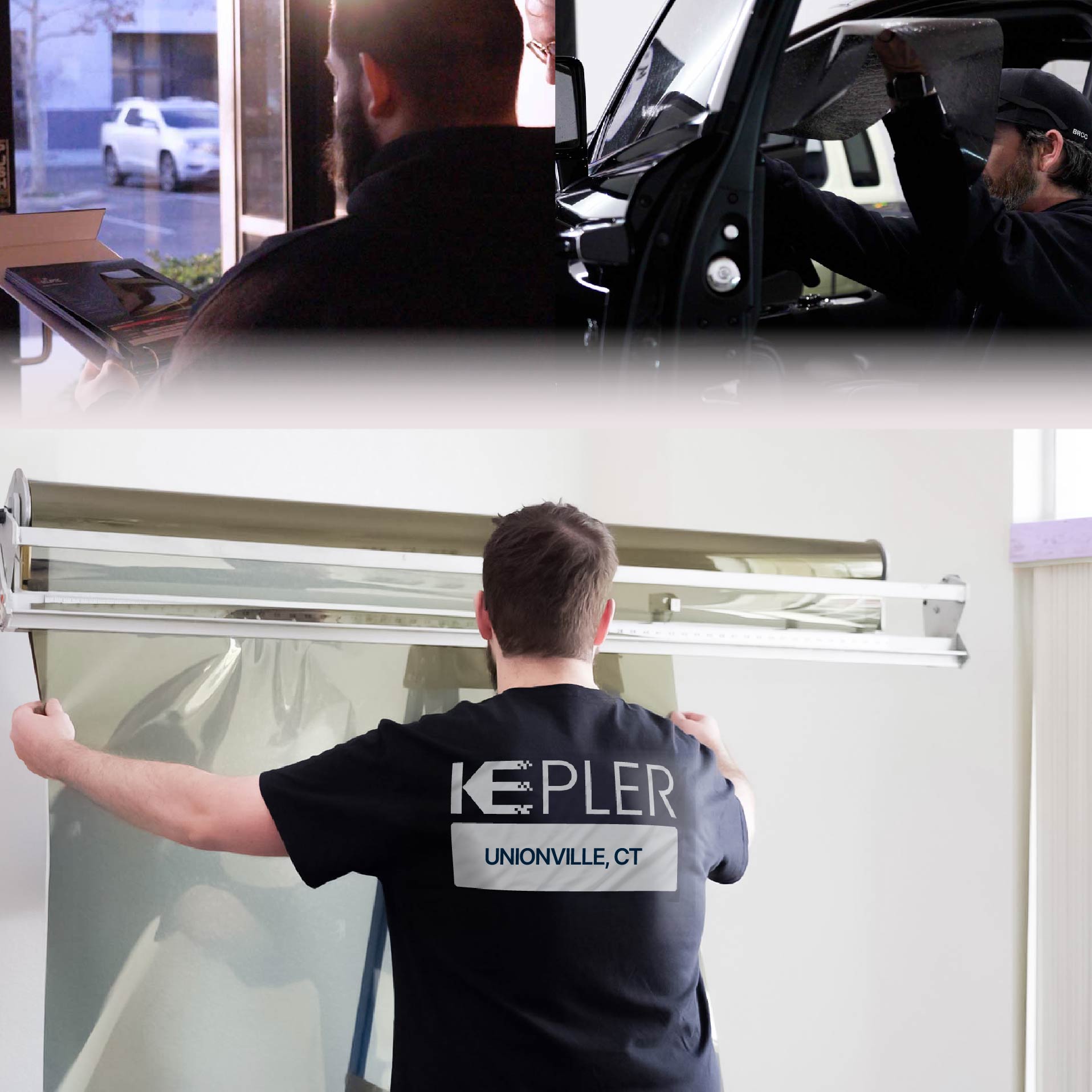 Kepler Specialist Installing Anti-Graffiti Film in Unionville, Connecticut