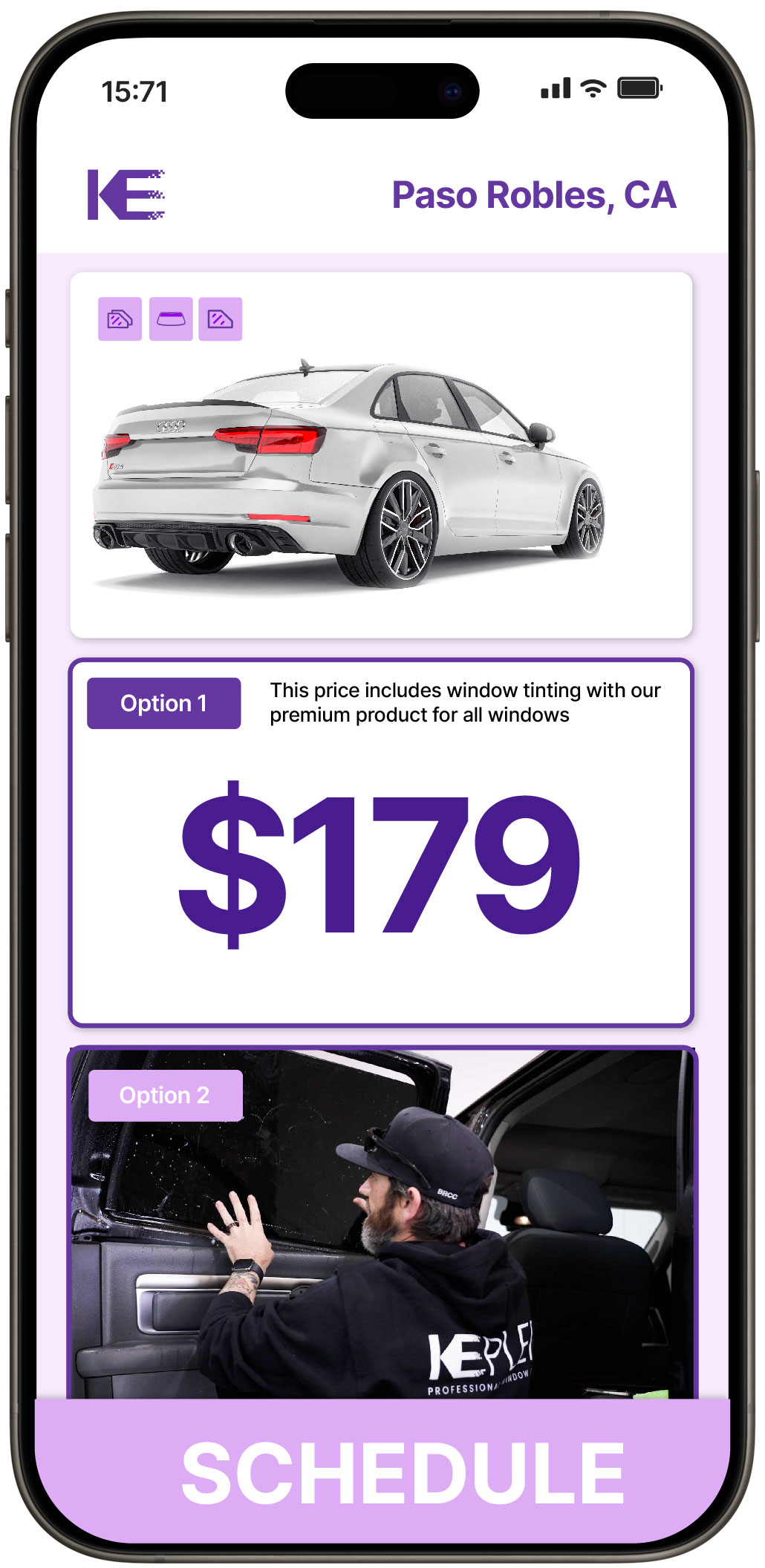 View Reasonable Car Window Tinting Prices in Paso Robles, California