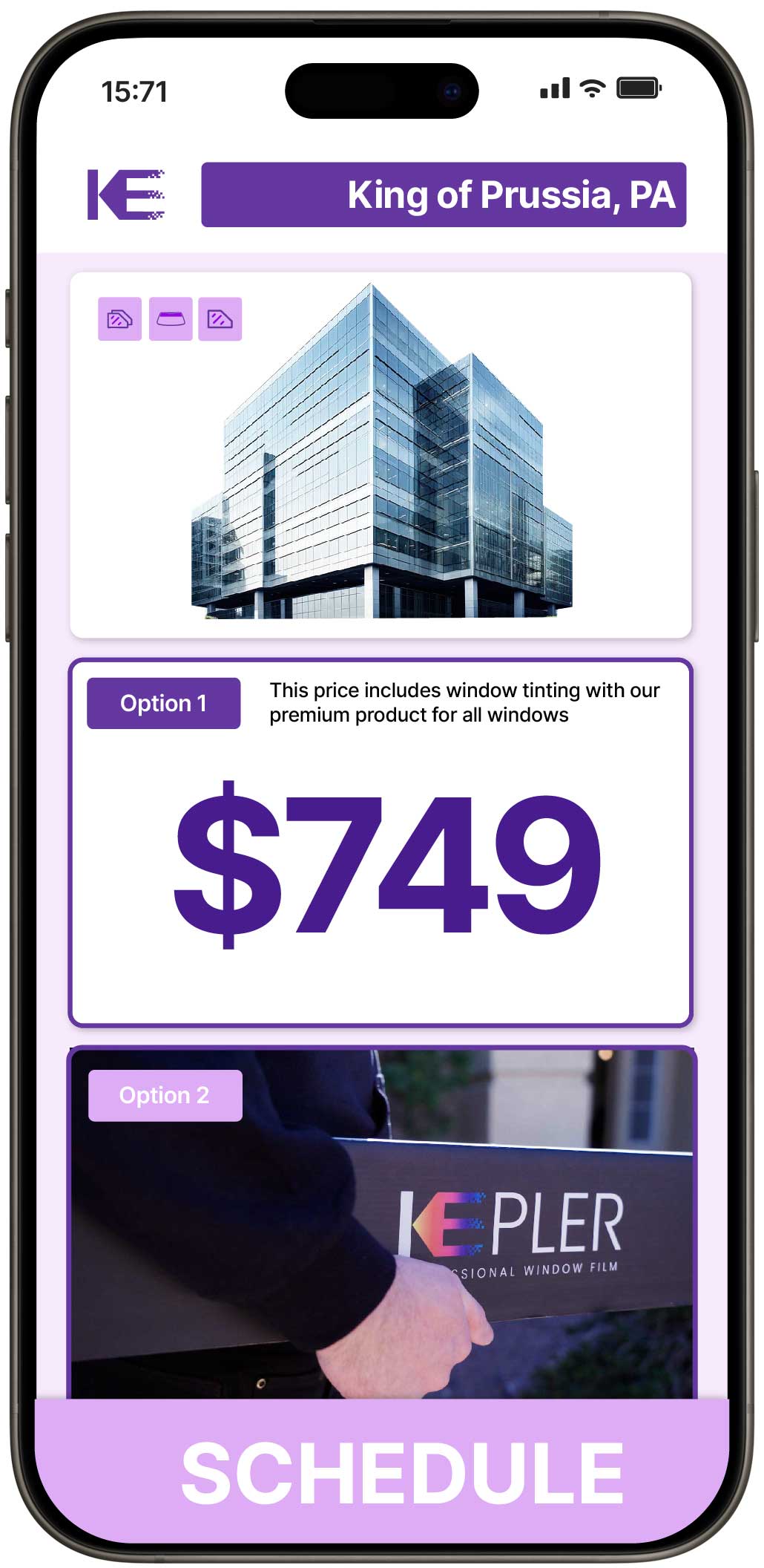 View Competitive Safety and Security Window Film Rates in King of Prussia, Pennsylvania