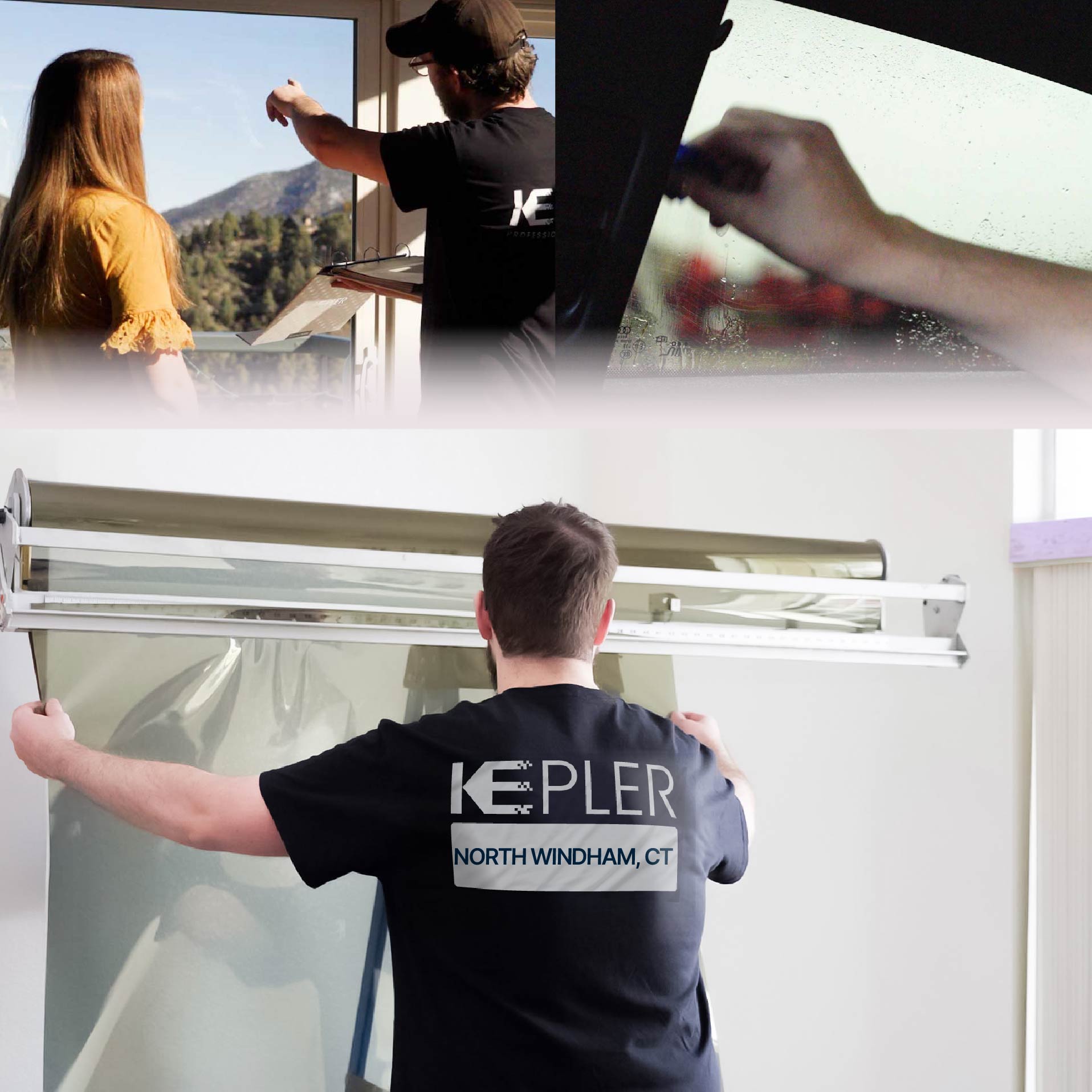 Kepler Specialist Installing Anti-Graffiti Film in North Windham, Connecticut