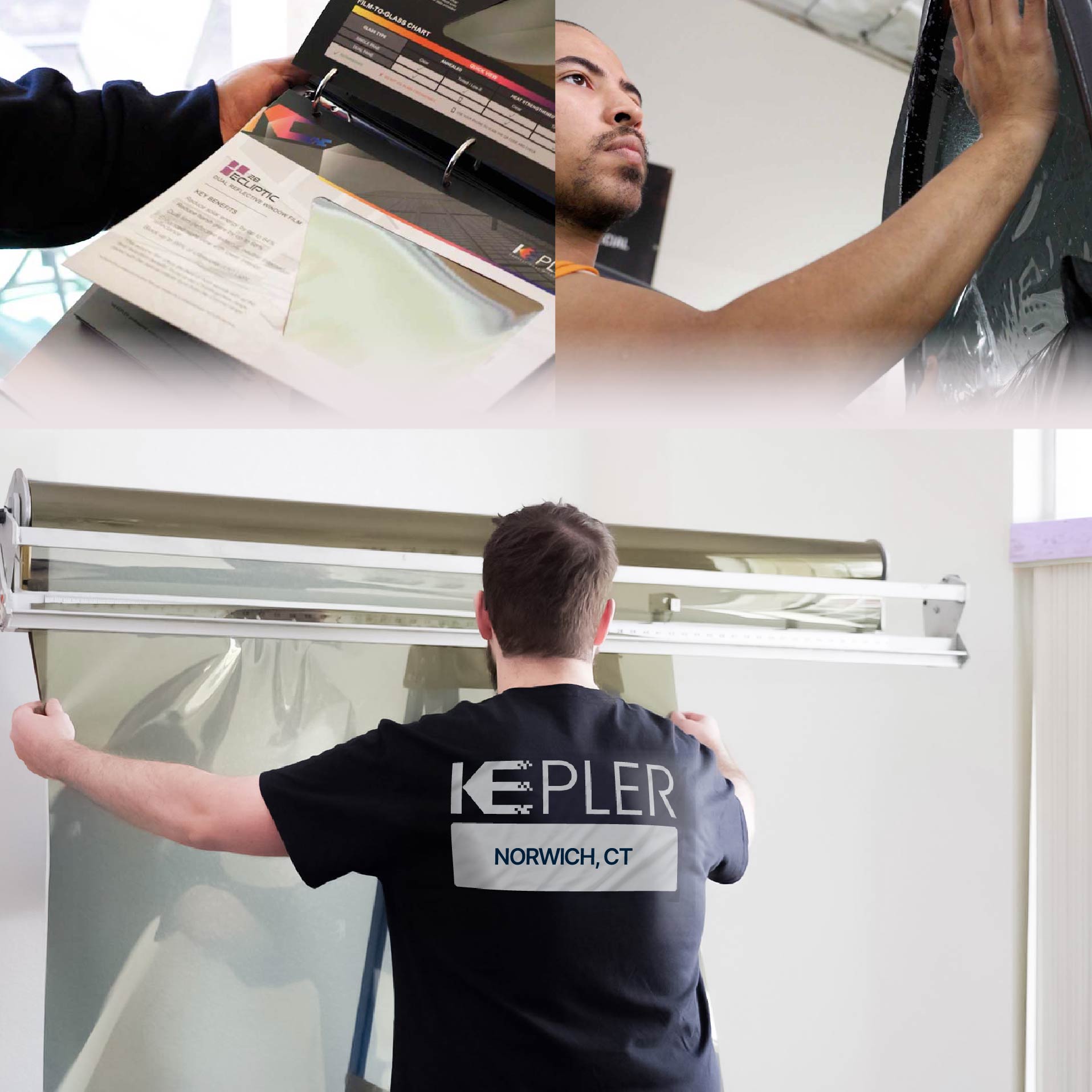 Kepler Specialist Installing Anti-Graffiti Film in Norwich, Connecticut