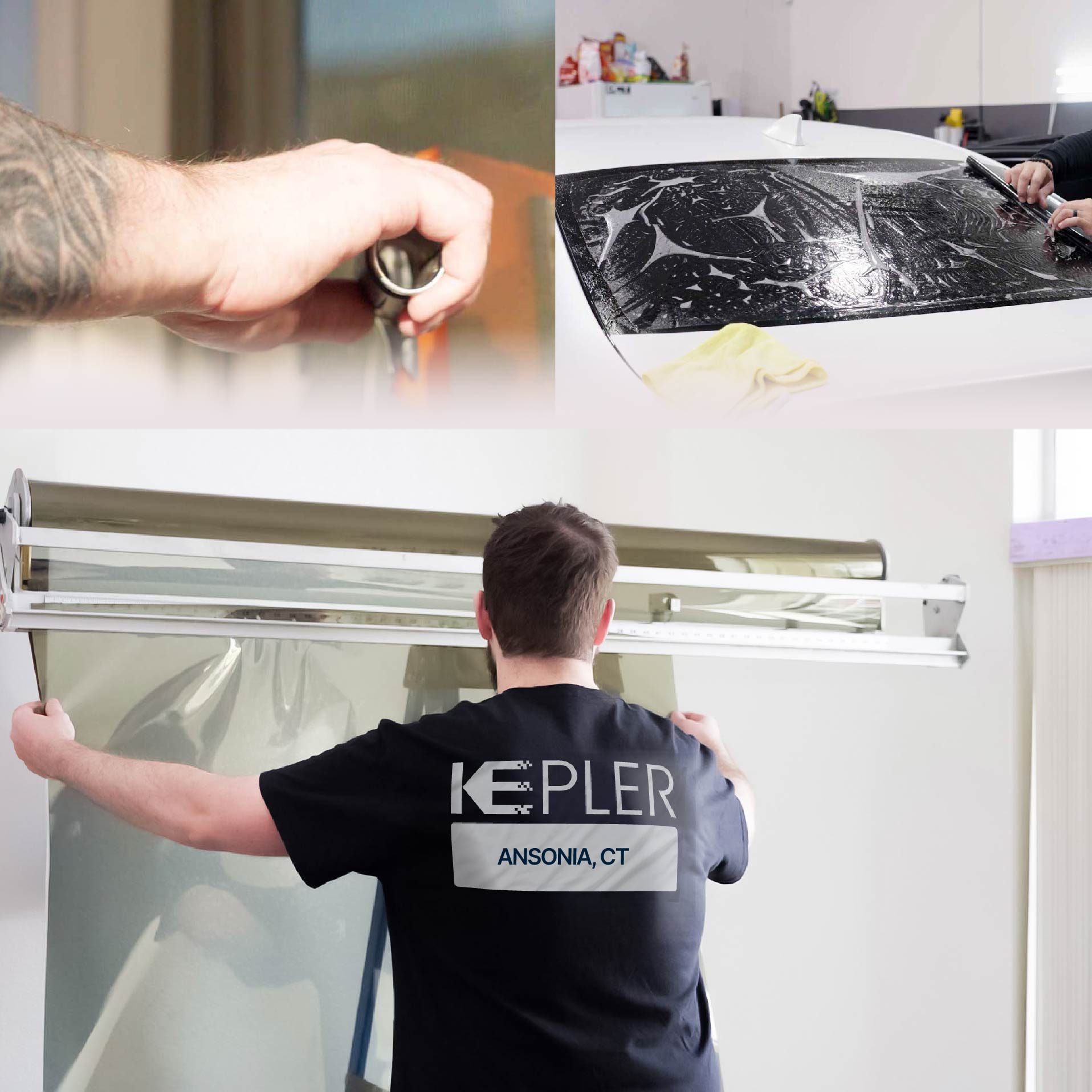Kepler Specialist Installing Anti-Graffiti Film in Ansonia, Connecticut