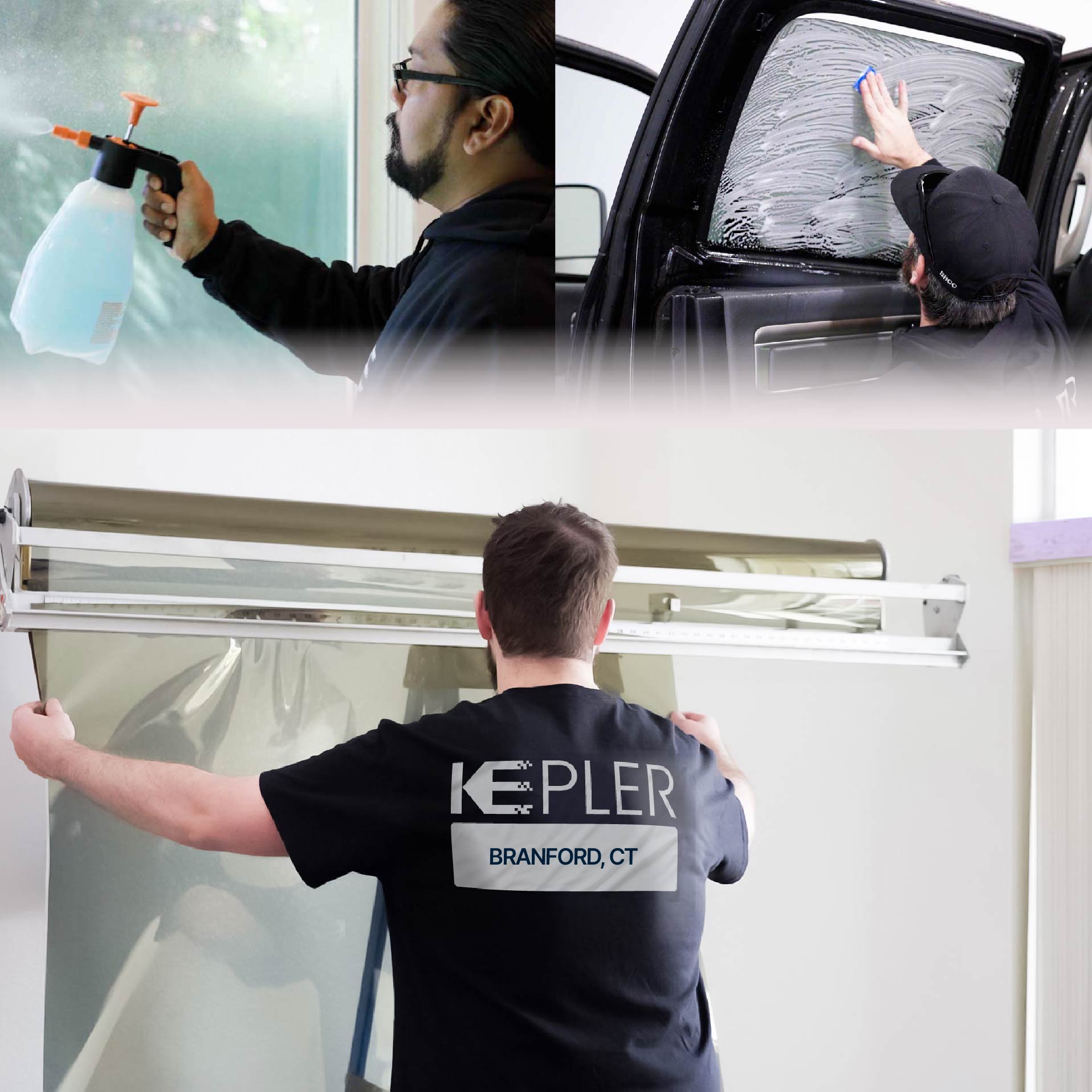 Kepler Specialist Installing Anti-Graffiti Film in Branford, Connecticut