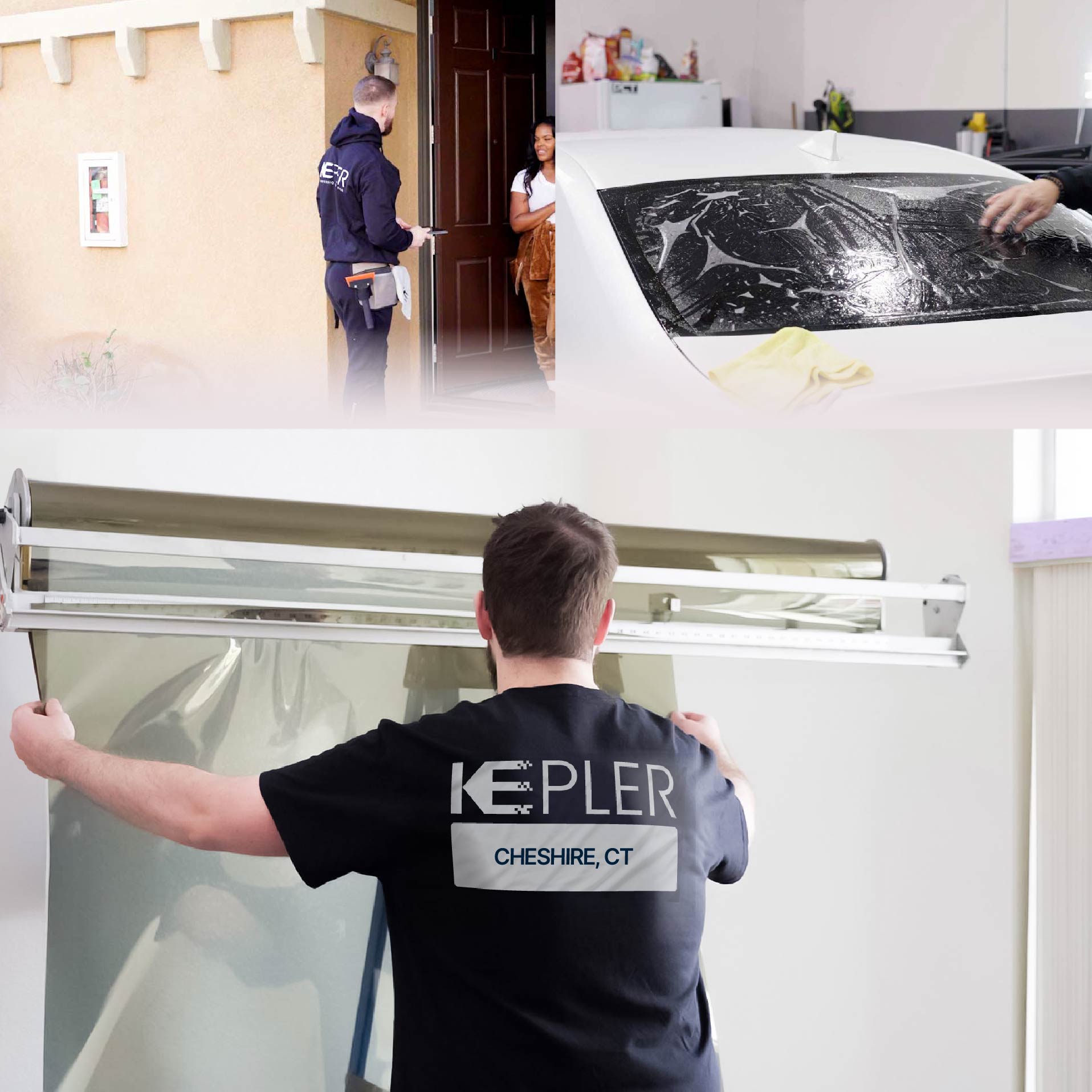 Kepler Specialist Installing Anti-Graffiti Film in Cheshire, Connecticut