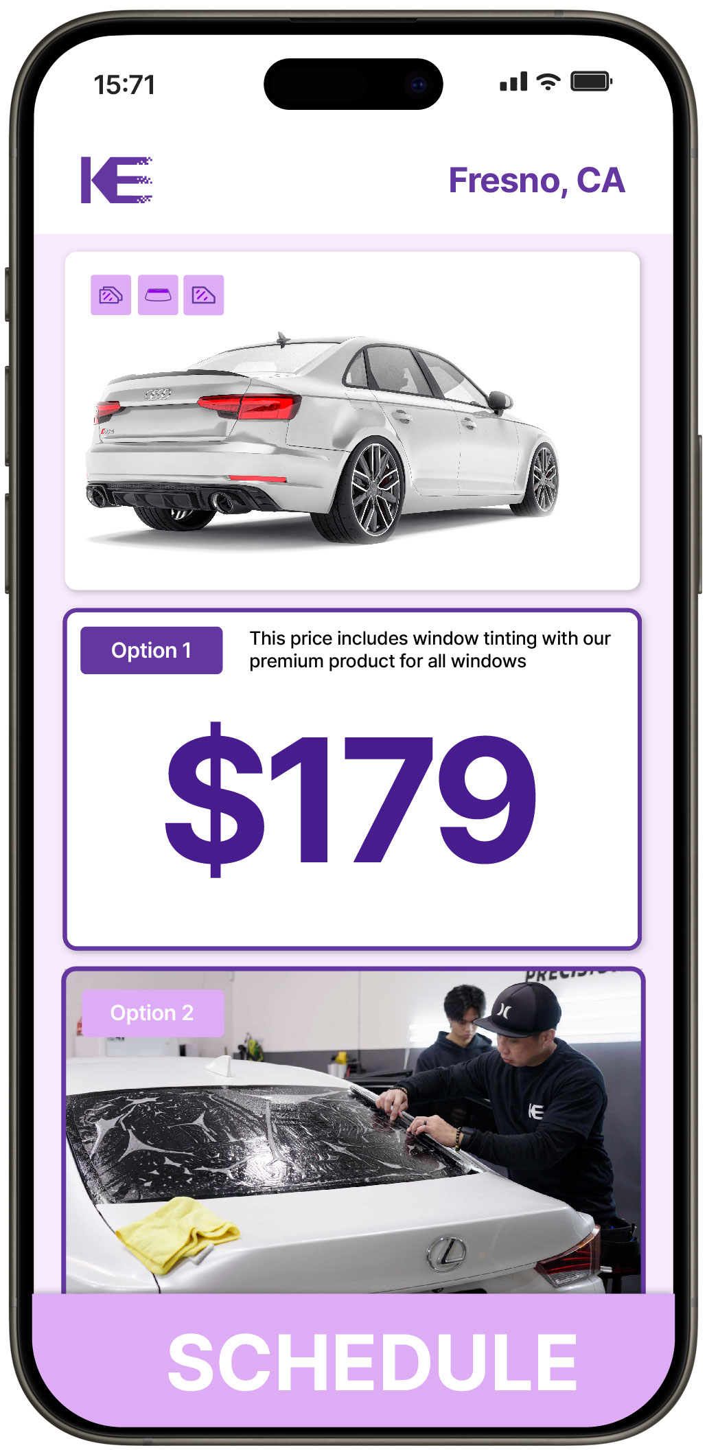 View Affordable Car Window Tinting Prices in Fresno, California