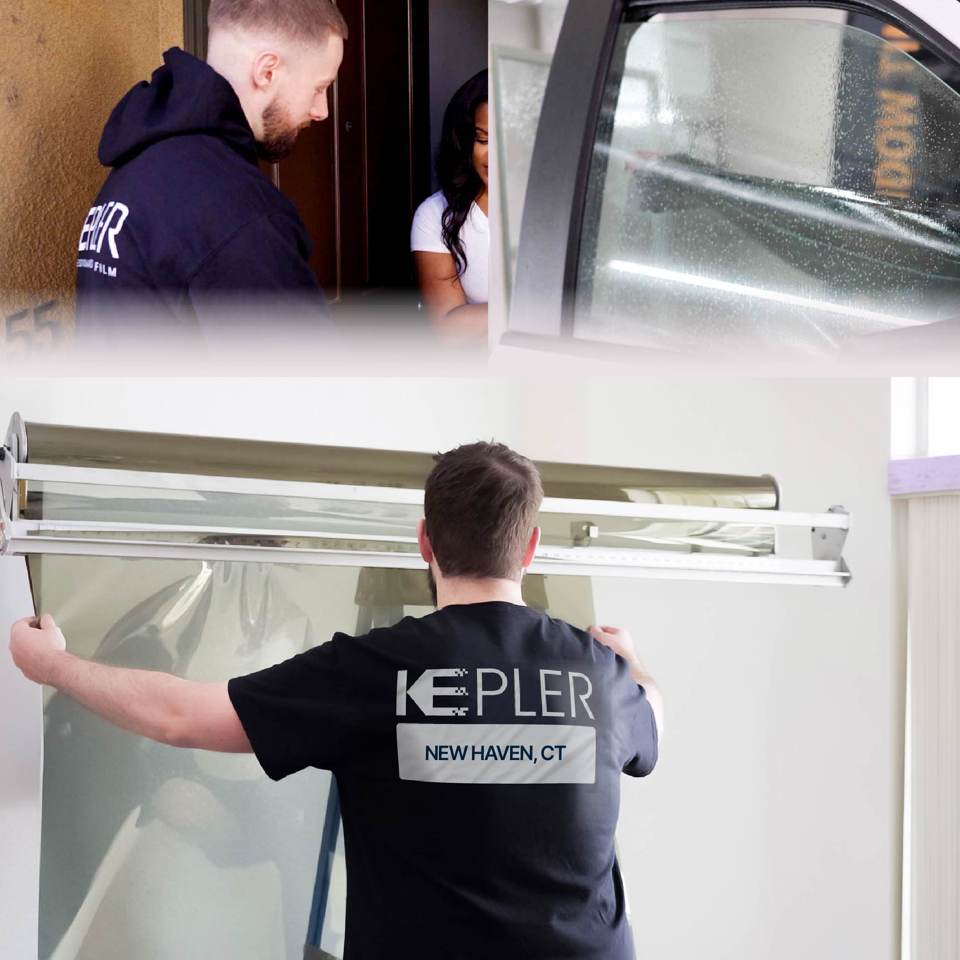 Kepler Specialist Installing Anti-Graffiti Film in New Haven, Connecticut