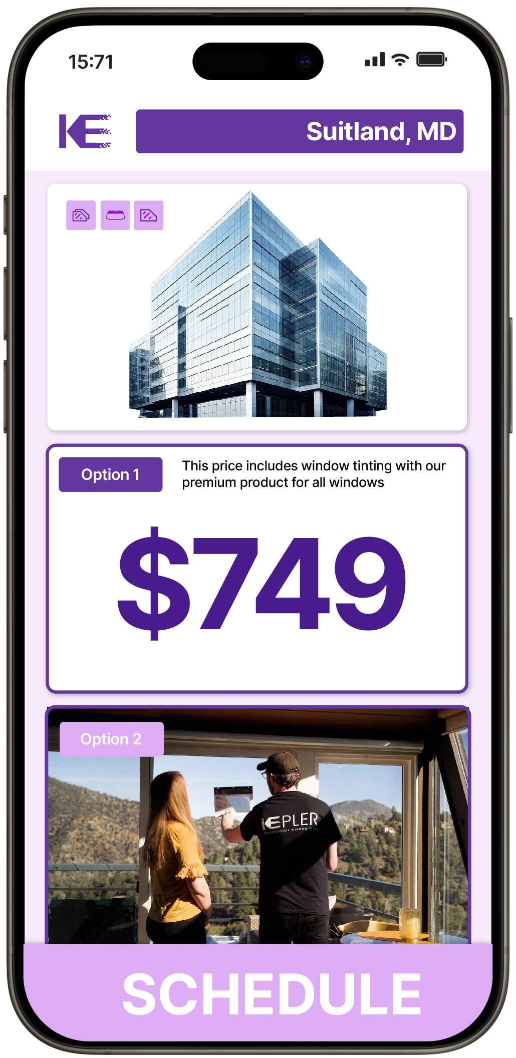 View Competitive Safety and Security Window Film Costs in Suitland, Maryland