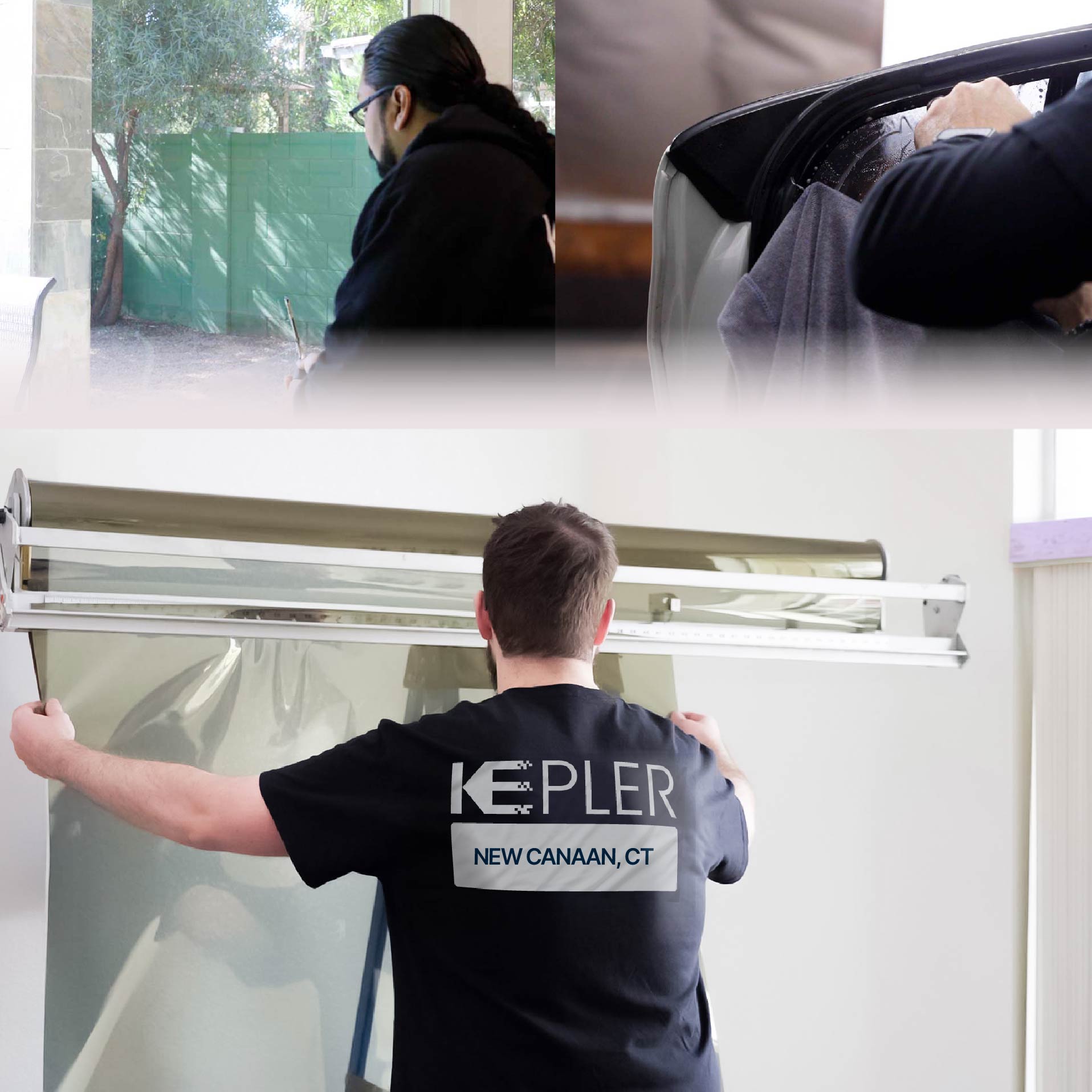 Kepler Specialist Installing Anti-Graffiti Film in New Canaan, Connecticut