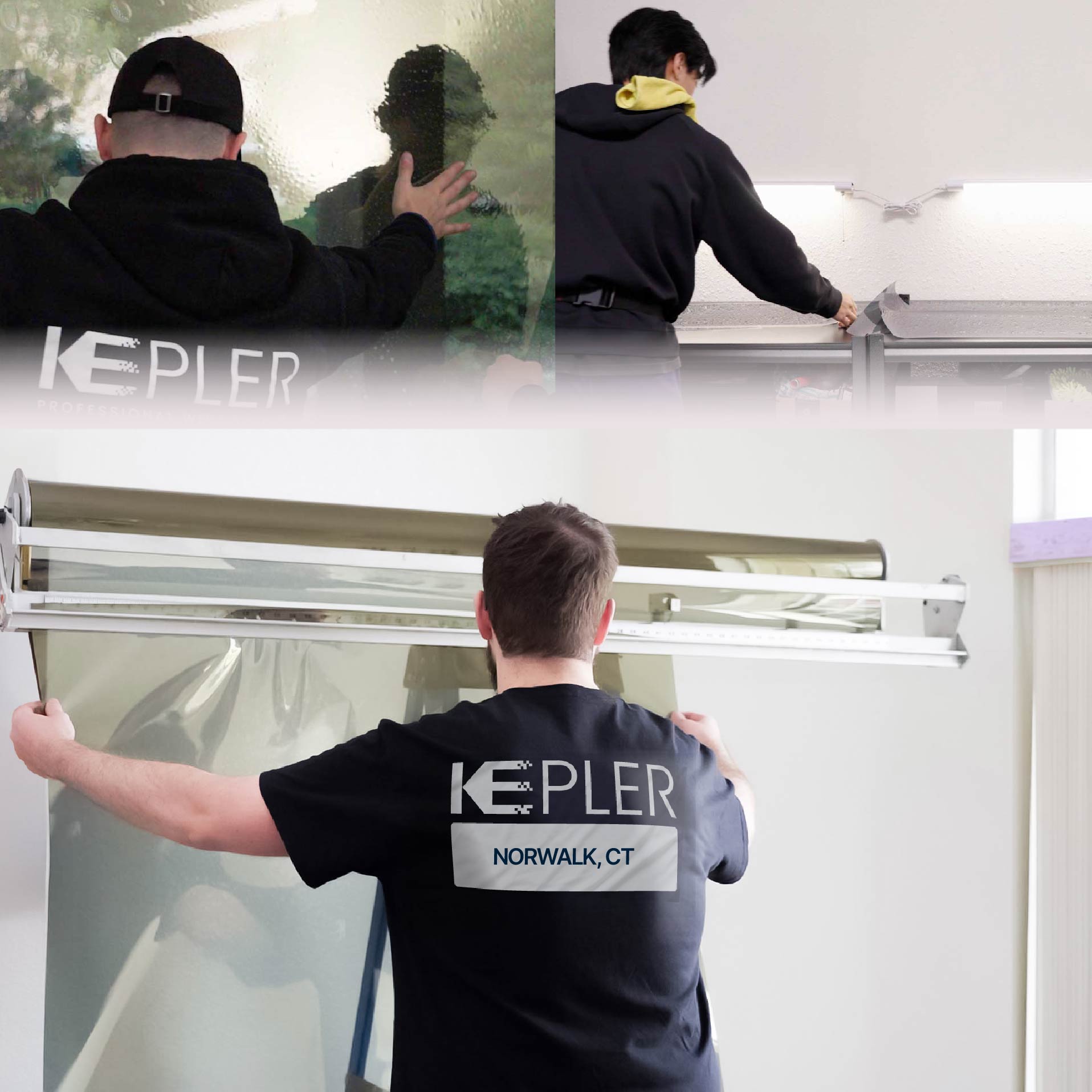 Kepler Specialist Installing Anti-Graffiti Film in Norwalk, Connecticut
