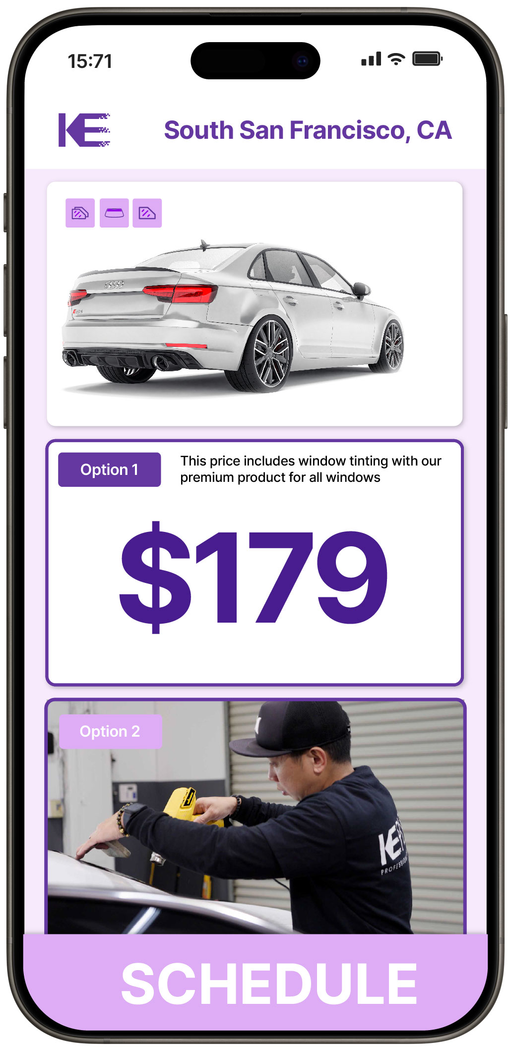 View Reasonable Car Window Tinting Prices in South San Francisco, California