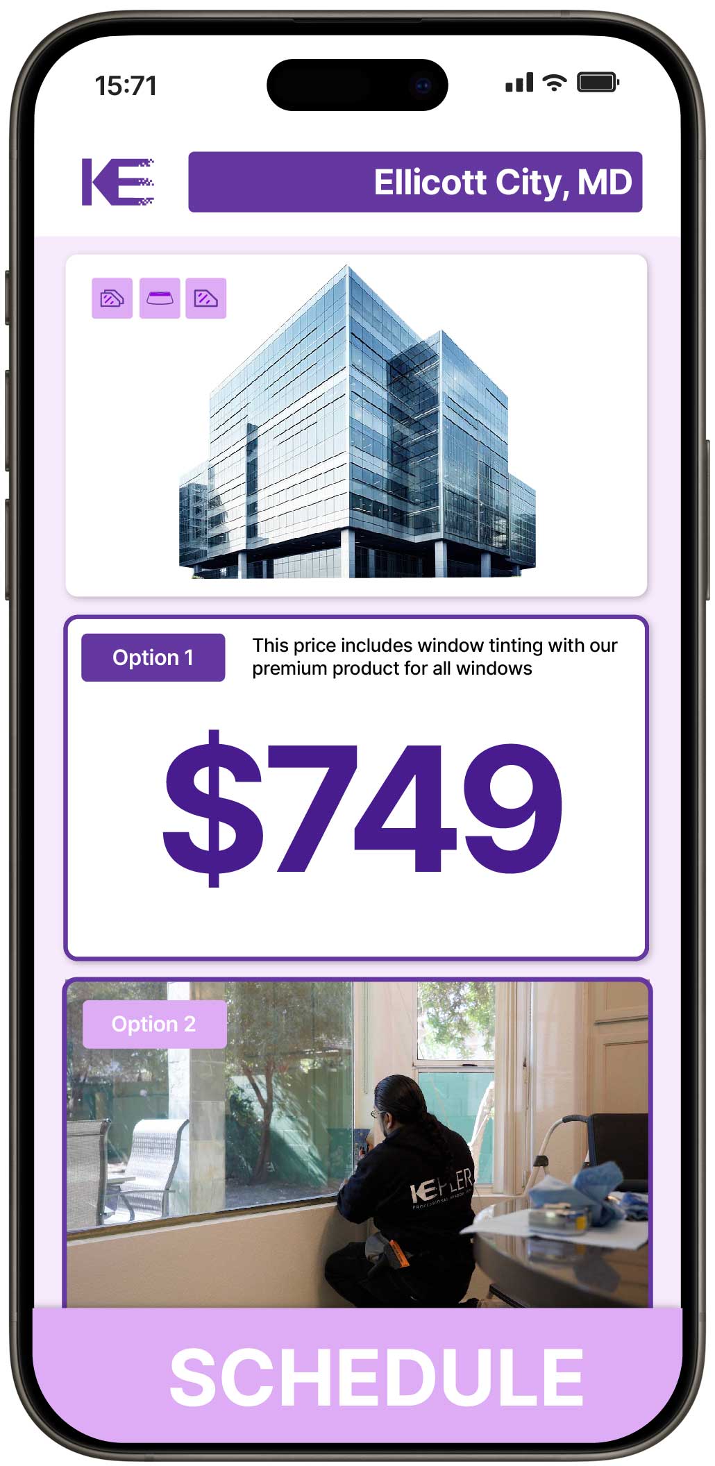 View Competitive Safety and Security Window Film Costs in Ellicott City, Maryland