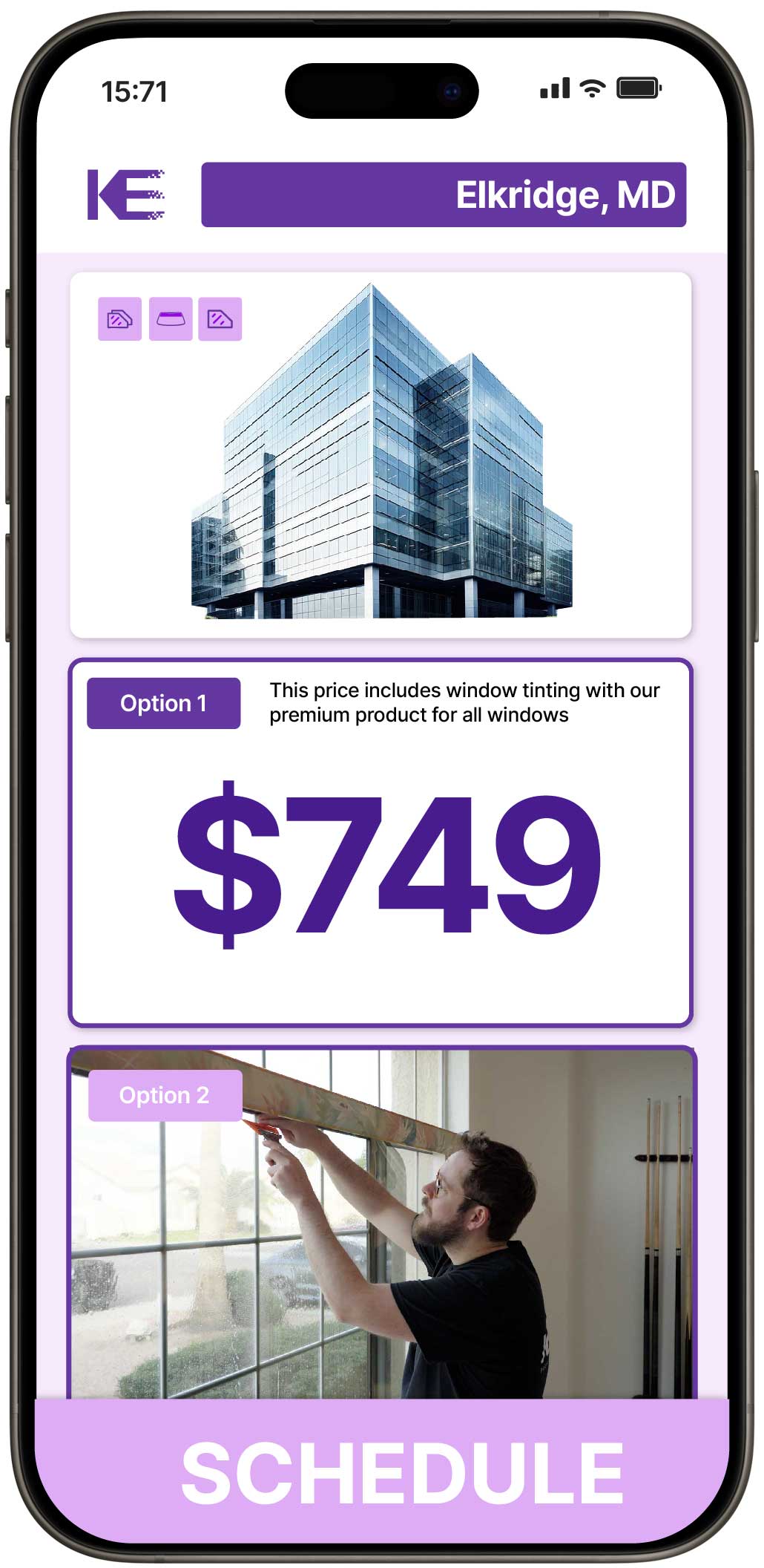 View Competitive Safety and Security Window Film Costs in Elkridge, Maryland