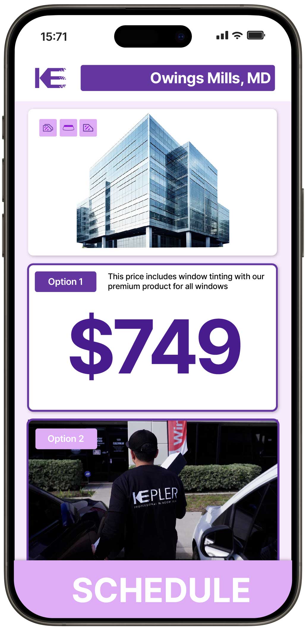 View Reasonable Safety and Security Window Film Prices in Owings Mills, Maryland