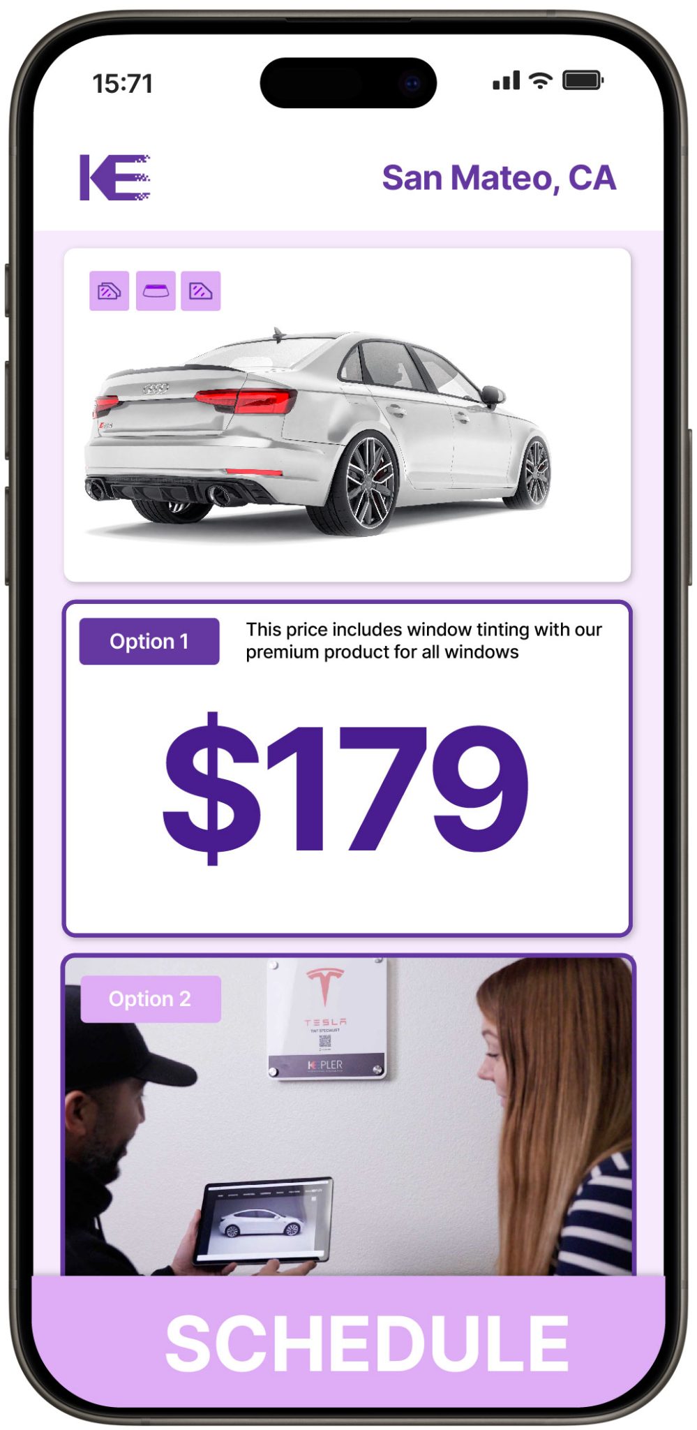 View Affordable Car Window Tinting Rates in San Mateo, California
